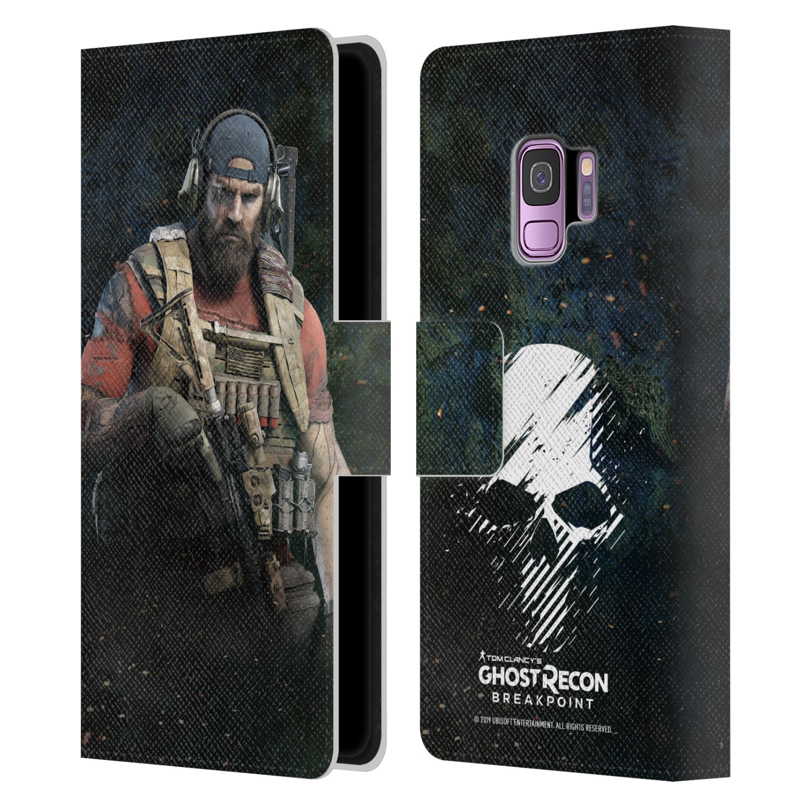 Pouzdro na mobil Samsung Galaxy S9 - Head Case - Tom Clancy Ghost Recon - voják Nomad