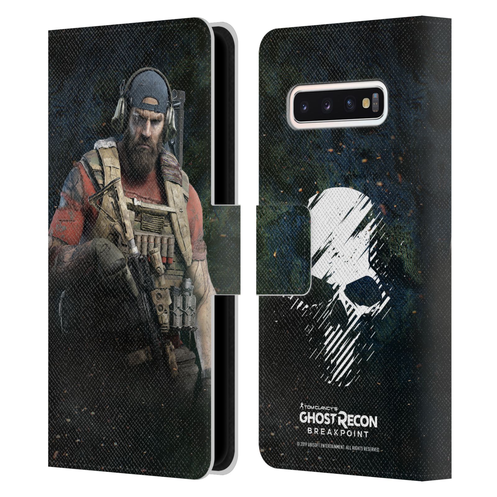 Pouzdro na mobil Samsung Galaxy S10 - Head Case - Tom Clancy Ghost Recon - voják Nomad