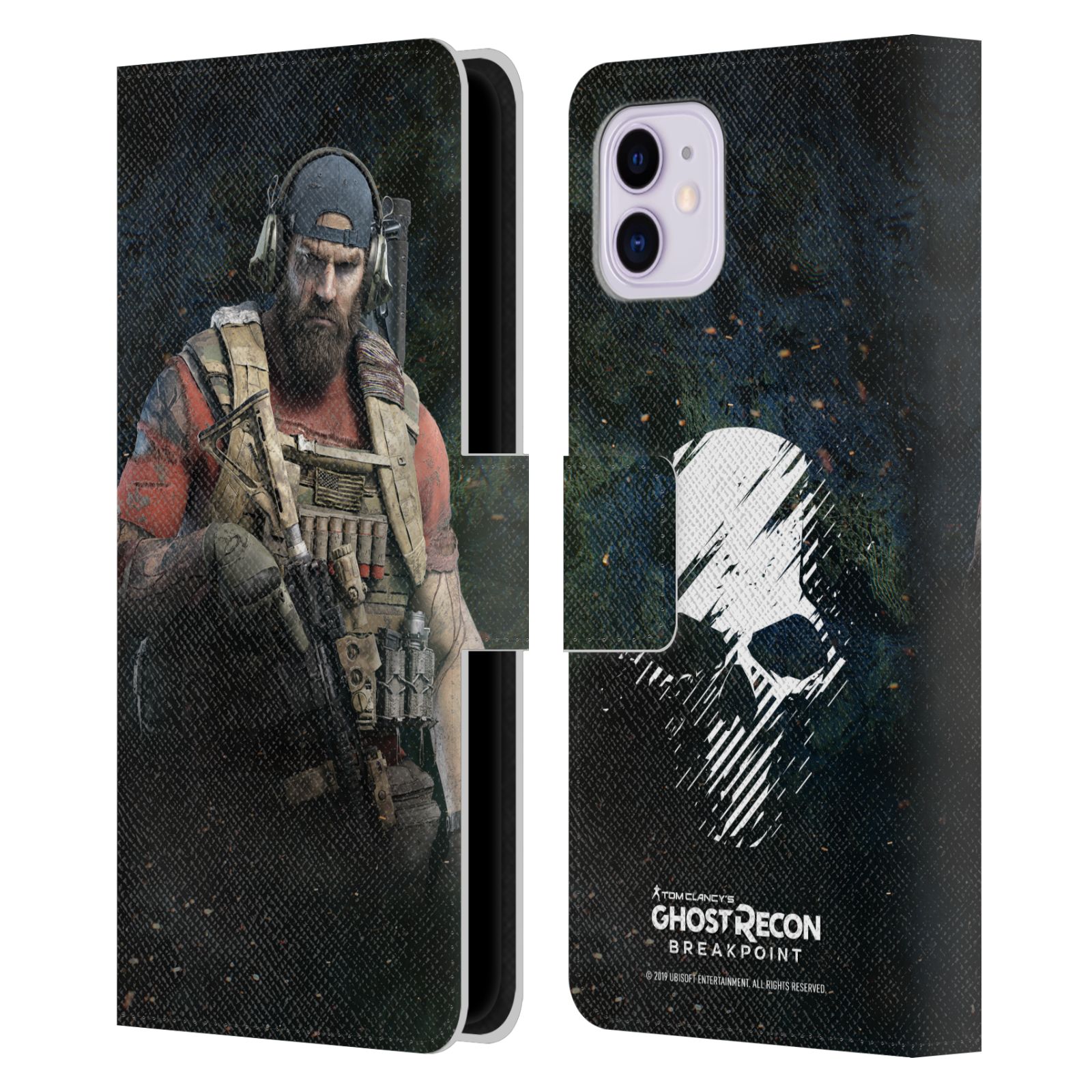 Pouzdro na mobil Apple Iphone 11 - Head Case - Tom Clancy Ghost Recon - voják Nomad