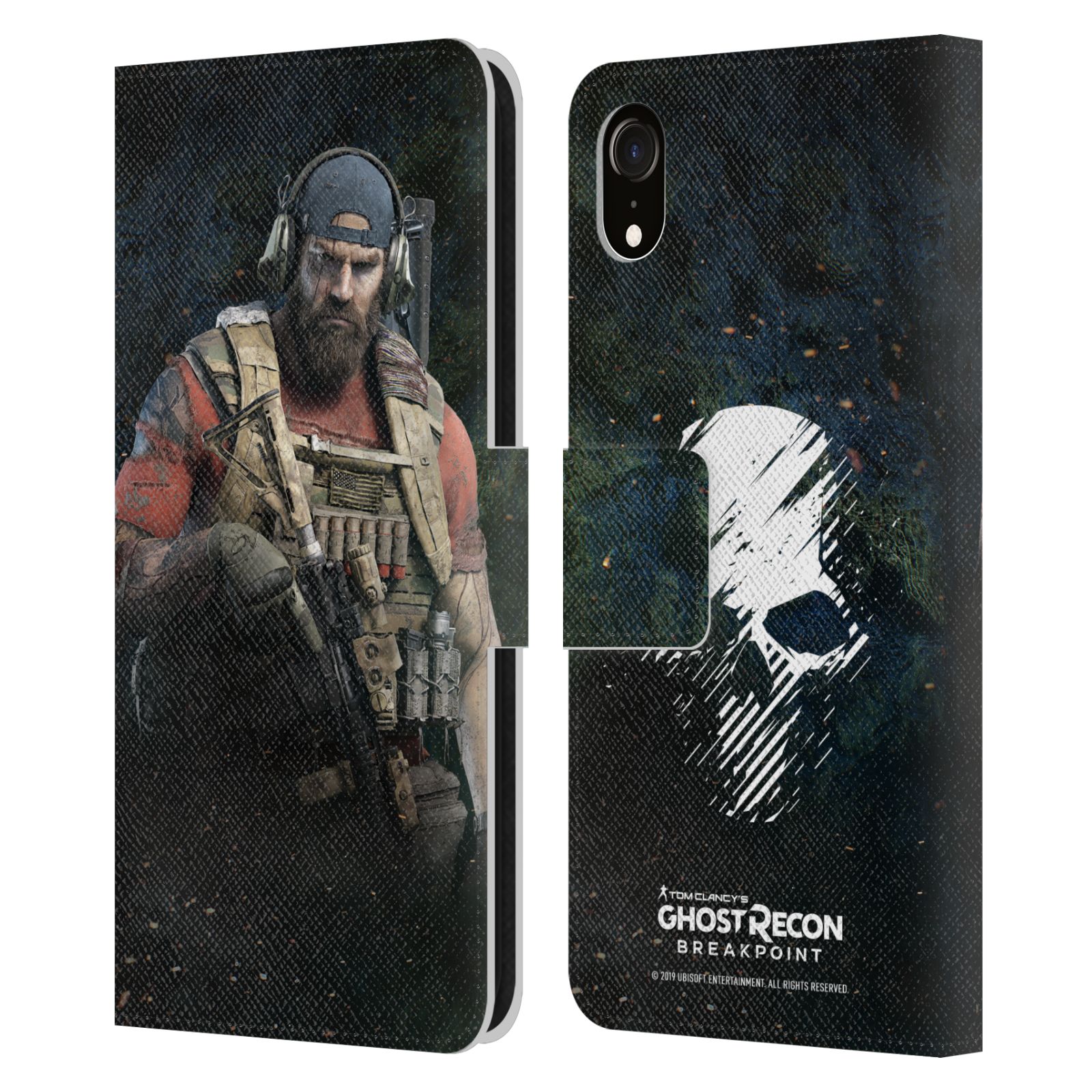 Pouzdro na mobil Apple Iphone XR - Head Case - Tom Clancy Ghost Recon - voják Nomad