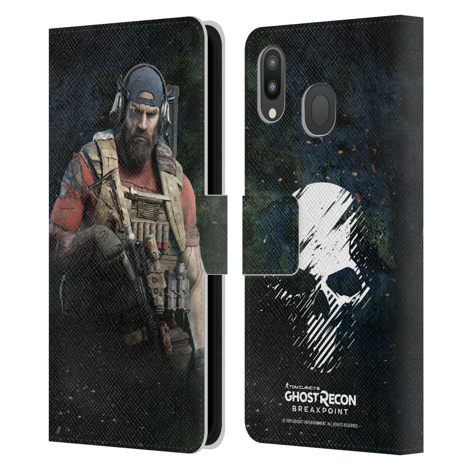Pouzdro na mobil Samsung Galaxy M20 - Head Case - Tom Clancy Ghost Recon - voják Nomad