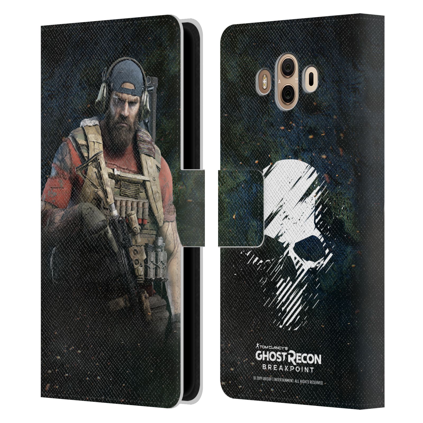 Pouzdro na mobil Huawei Mate 10 - Head Case - Tom Clancy Ghost Recon - voják Nomad