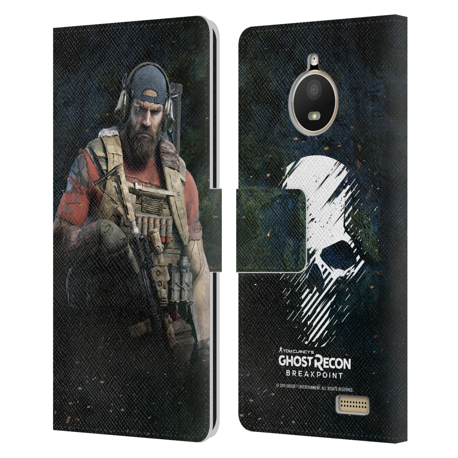 Pouzdro na mobil Lenovo Moto E4 - Head Case - Tom Clancy Ghost Recon - voják Nomad