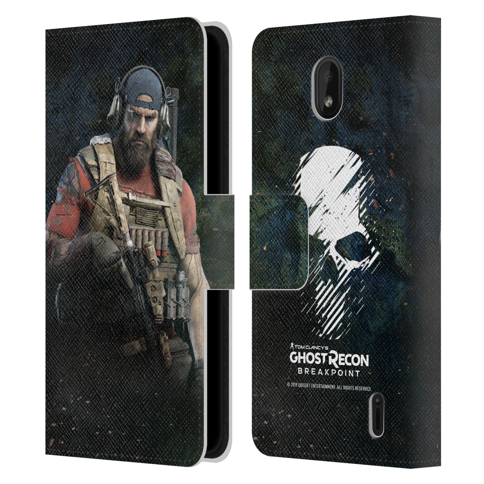 Pouzdro na mobil Nokia 1 PLUS - Head Case - Tom Clancy Ghost Recon - voják Nomad