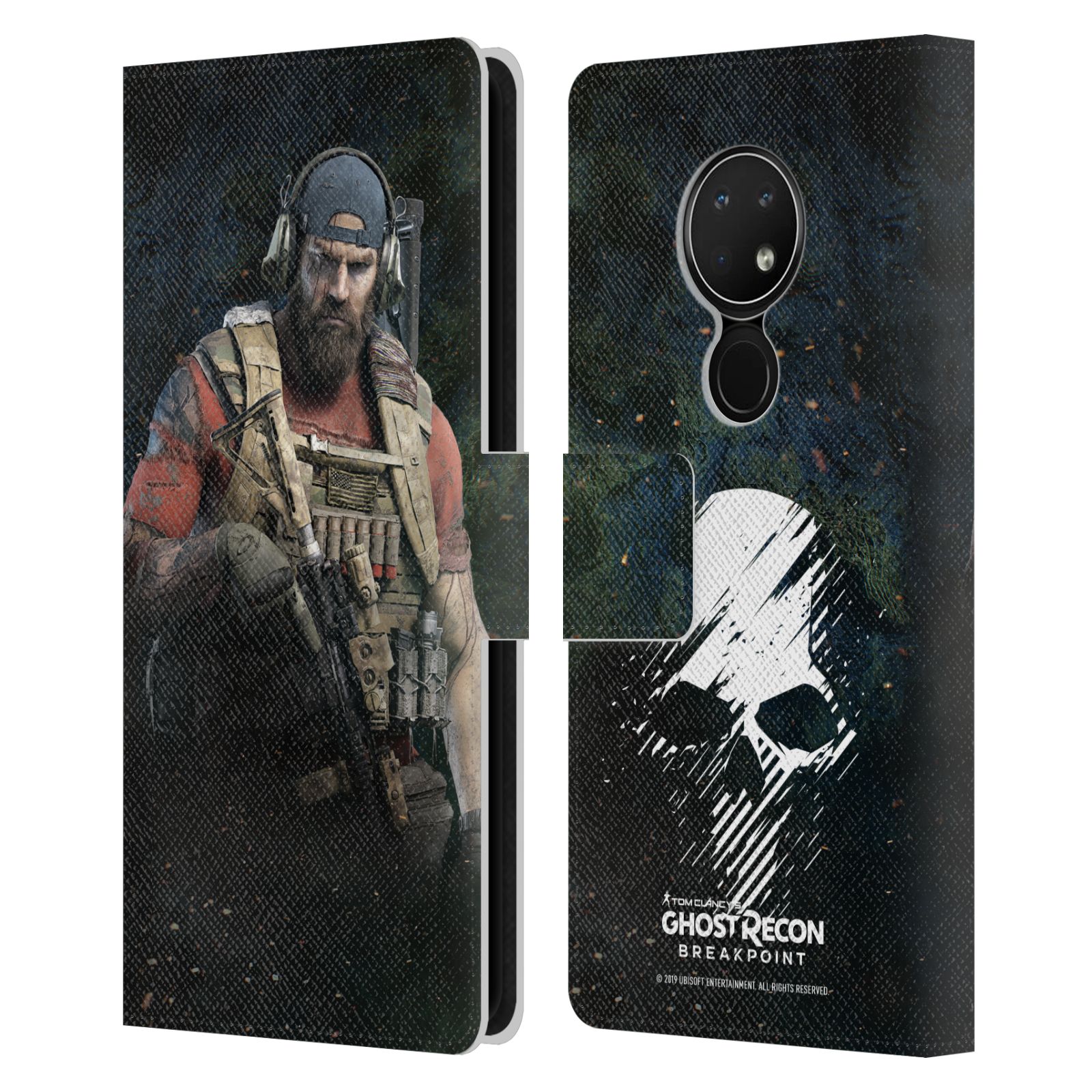 Pouzdro na mobil Nokia 6.2 - Head Case - Tom Clancy Ghost Recon - voják Nomad
