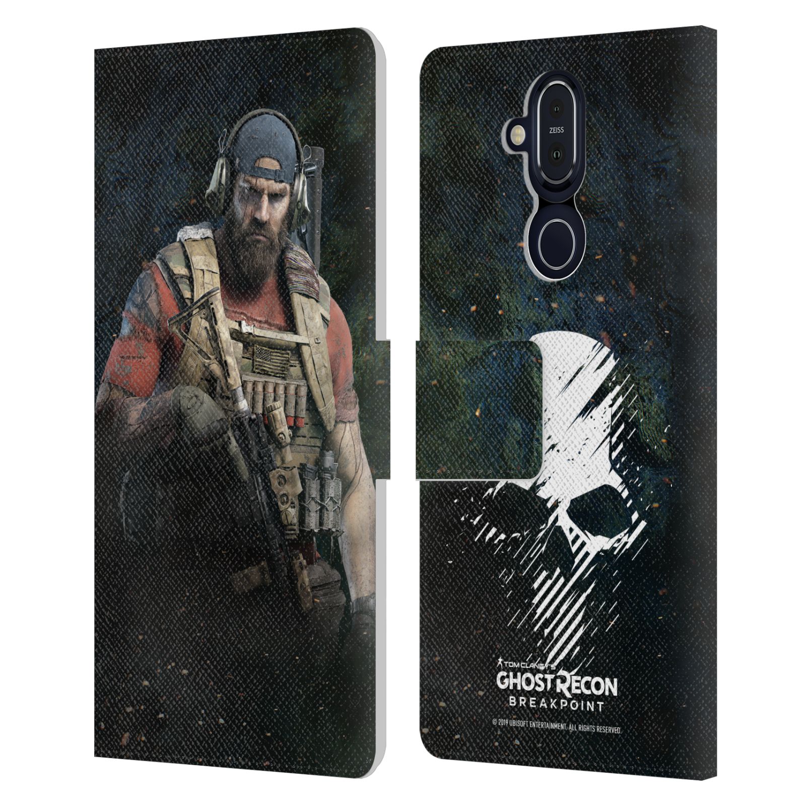 Pouzdro na mobil Nokia 8.1 - Head Case - Tom Clancy Ghost Recon - voják Nomad