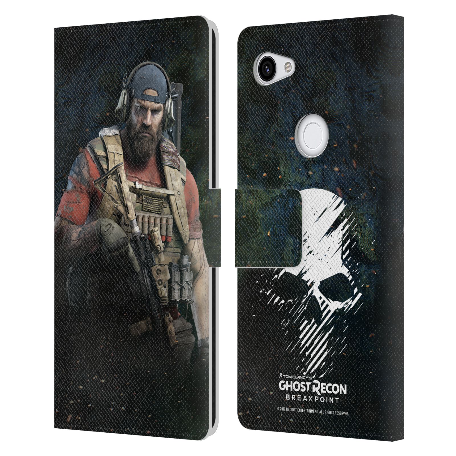 Pouzdro na mobil Google Pixel 3a XL - Head Case - Tom Clancy Ghost Recon - voják Nomad