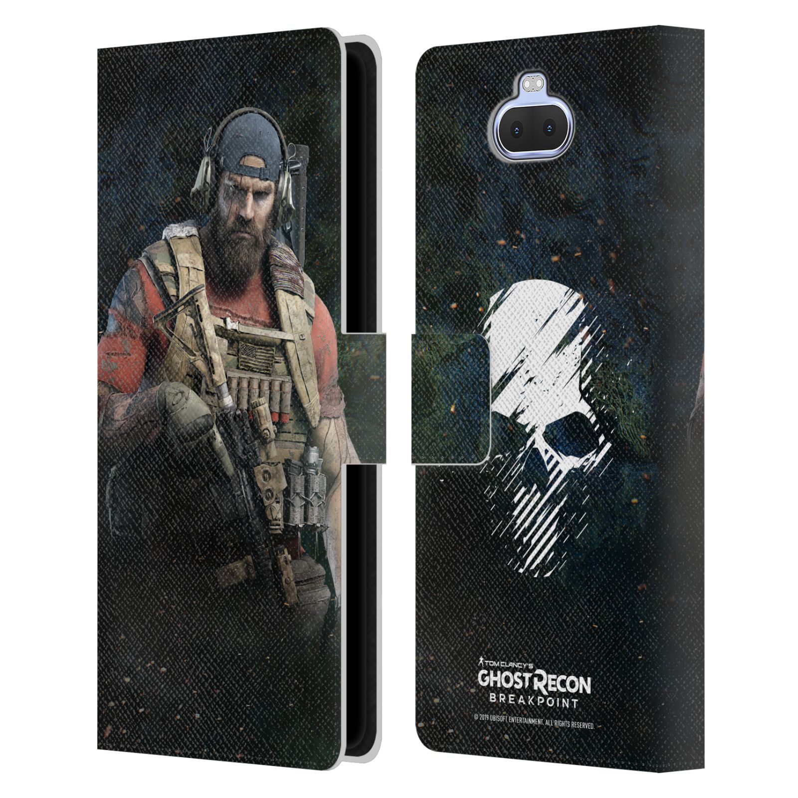 Pouzdro na mobil Sony Xperia 10 Plus - Head Case - Tom Clancy Ghost Recon - voják Nomad