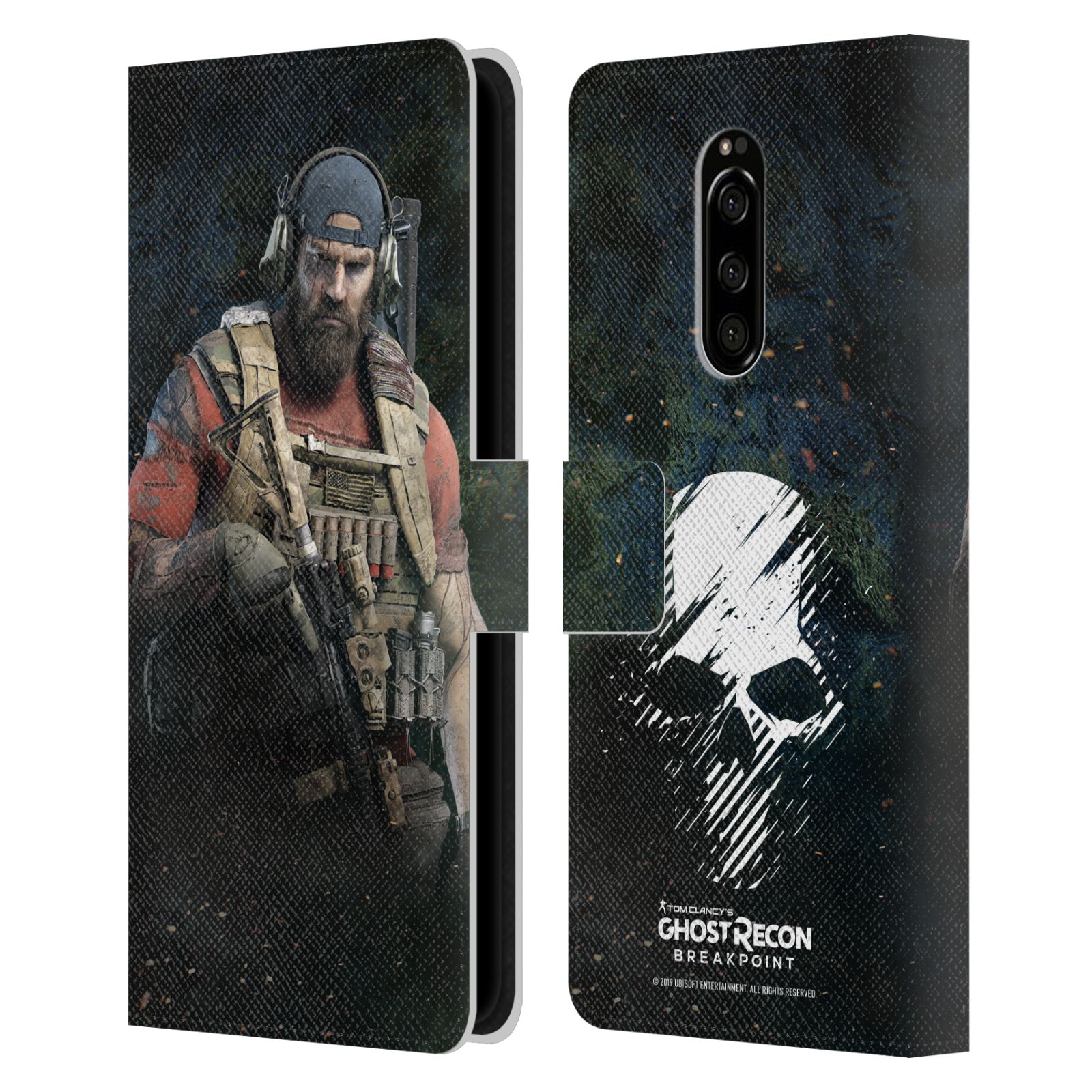 Pouzdro na mobil Sony Xperia 1 - Head Case - Tom Clancy Ghost Recon - voják Nomad