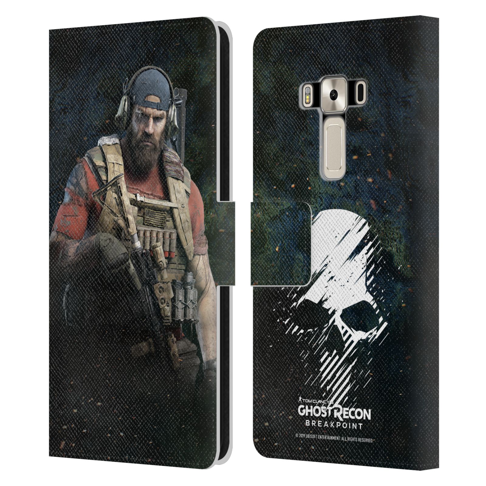 Pouzdro na mobil Asus Zenfone 3 Deluxe ZS570KL - Head Case - Tom Clancy Ghost Recon - voják Nomad