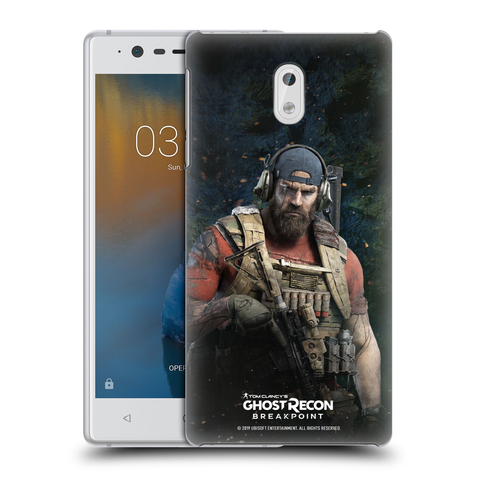 Pouzdro na mobil Nokia 3 - HEAD CASE - Tom Clancys Ghost Recon BreakPoint - Nomad