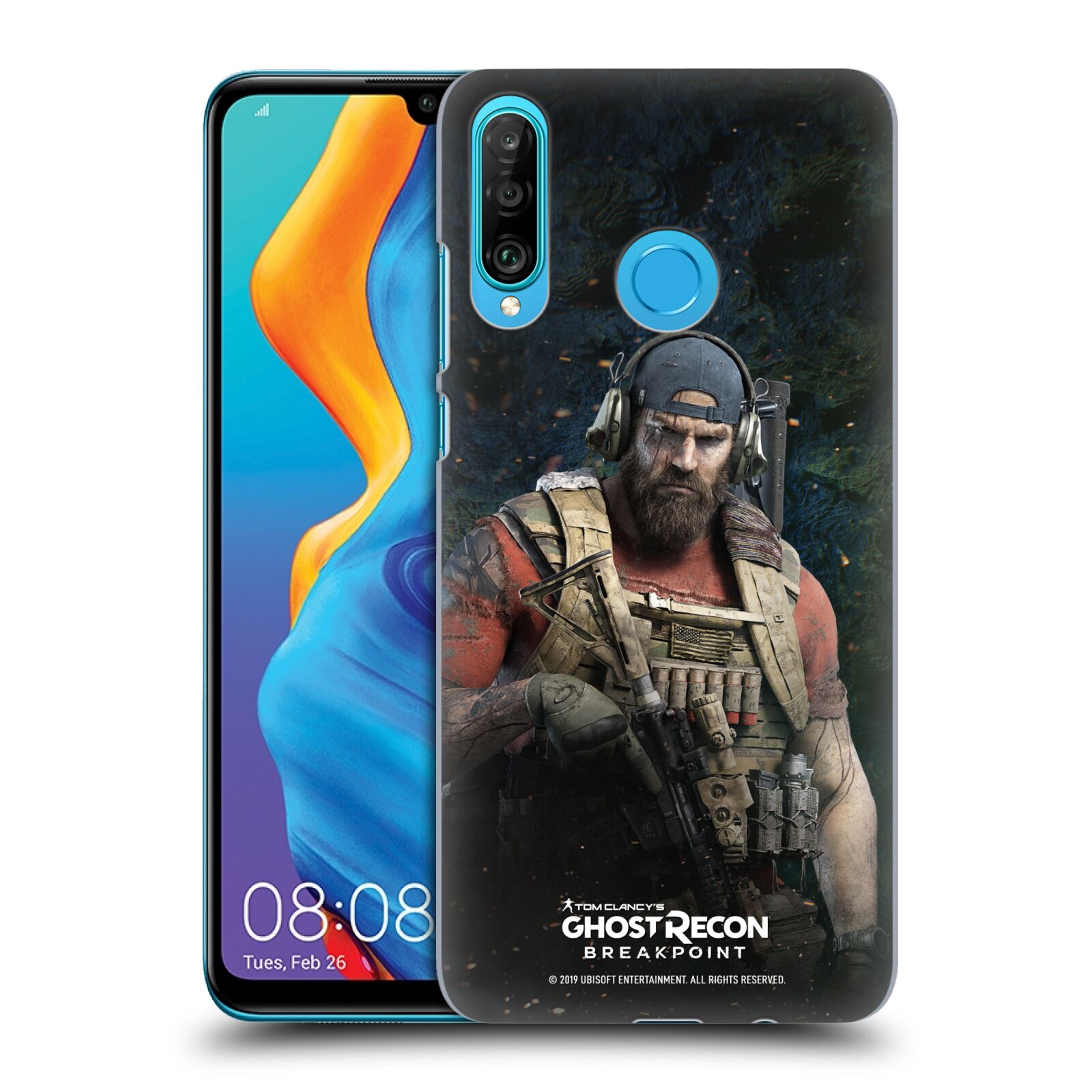 Pouzdro na mobil Huawei P30 LITE - HEAD CASE - Tom Clancys Ghost Recon BreakPoint - Nomad