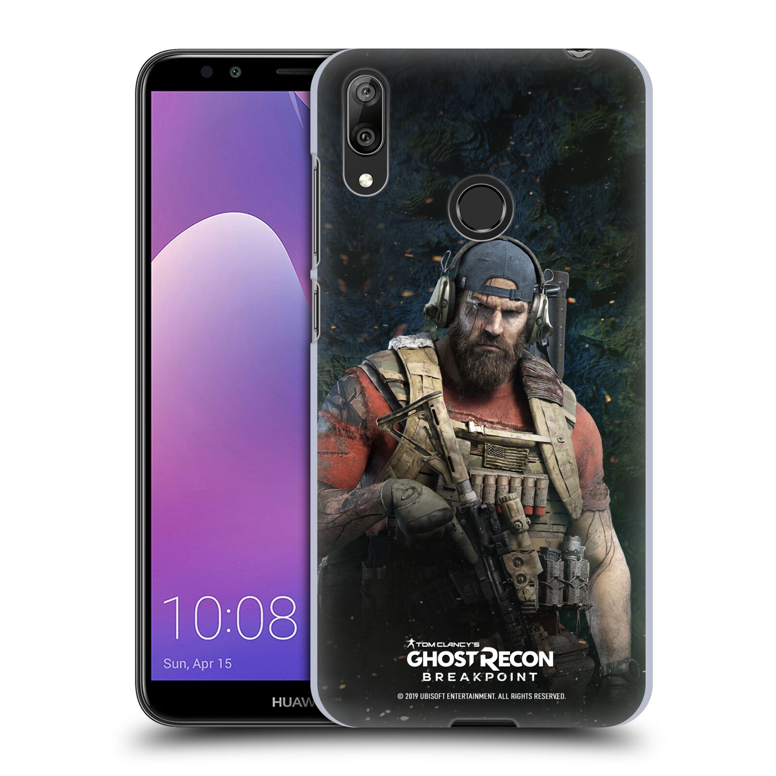 Pouzdro na mobil Huawei Y7 2019 - HEAD CASE - Tom Clancys Ghost Recon BreakPoint - Nomad