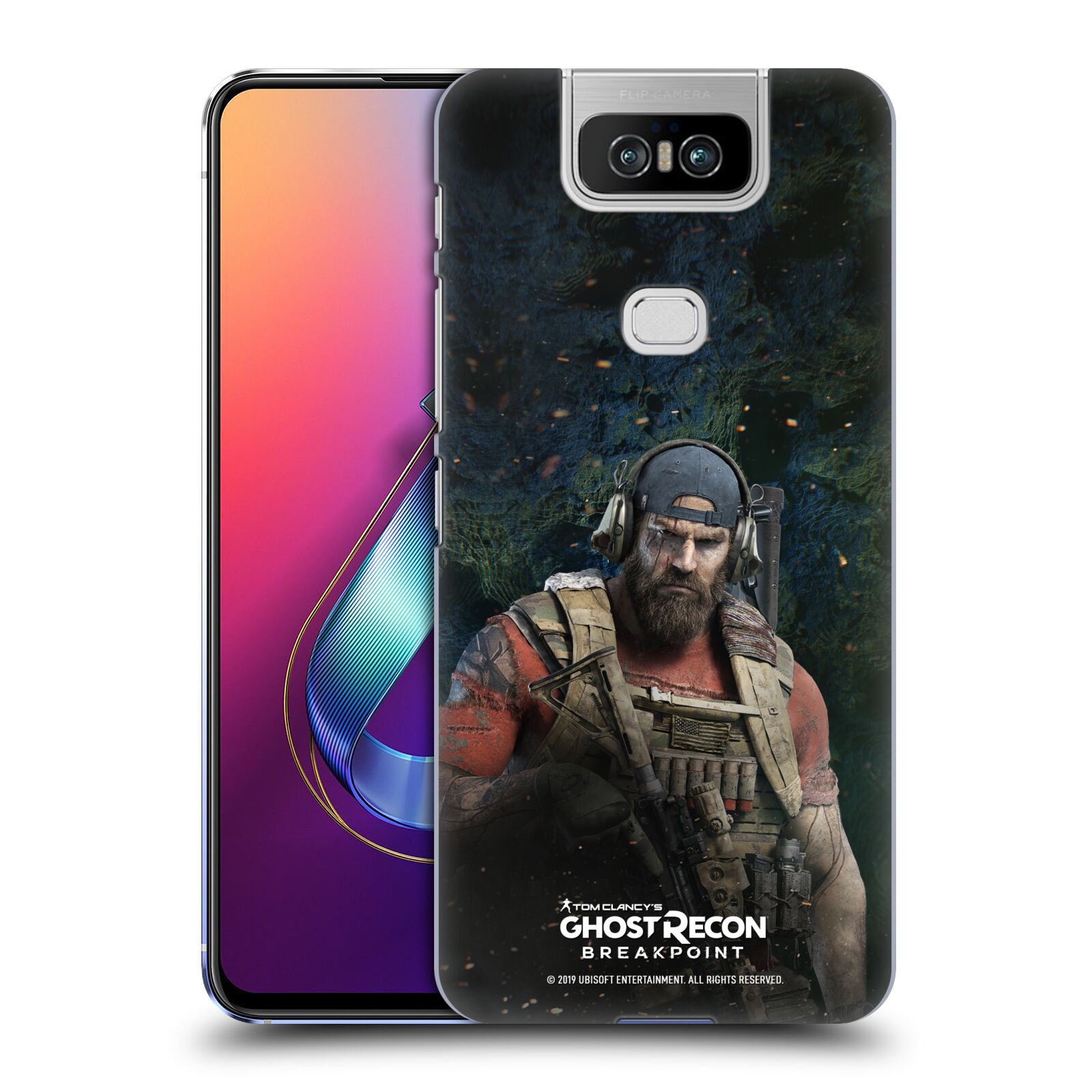 Pouzdro na mobil ASUS Zenfone 6 ZS630KL - HEAD CASE - Tom Clancys Ghost Recon BreakPoint - Nomad