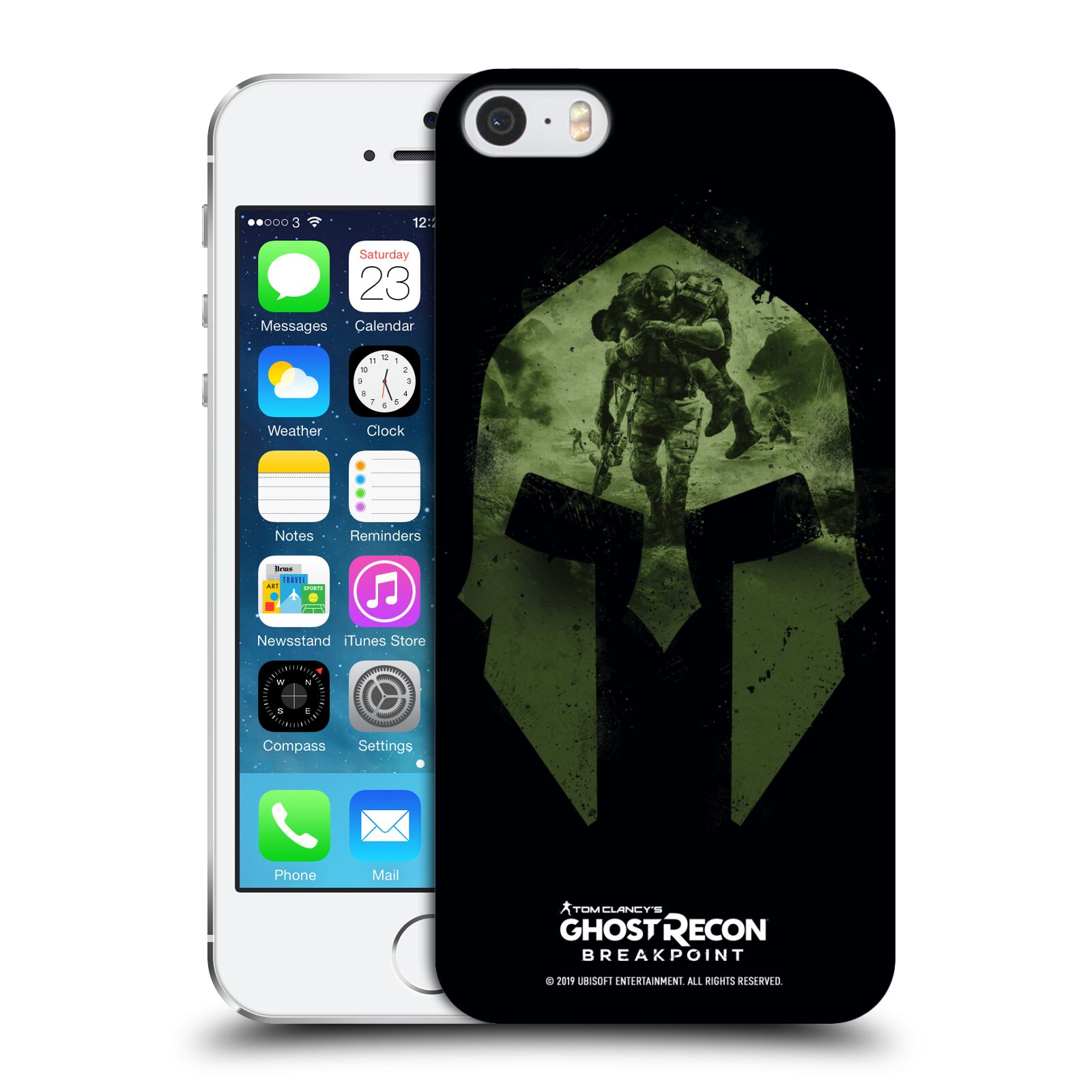 Obal na mobil Apple Iphone 5/5S/SE 2015 - HEAD CASE - Ghost Recon Breakpoint - Nomad Logo