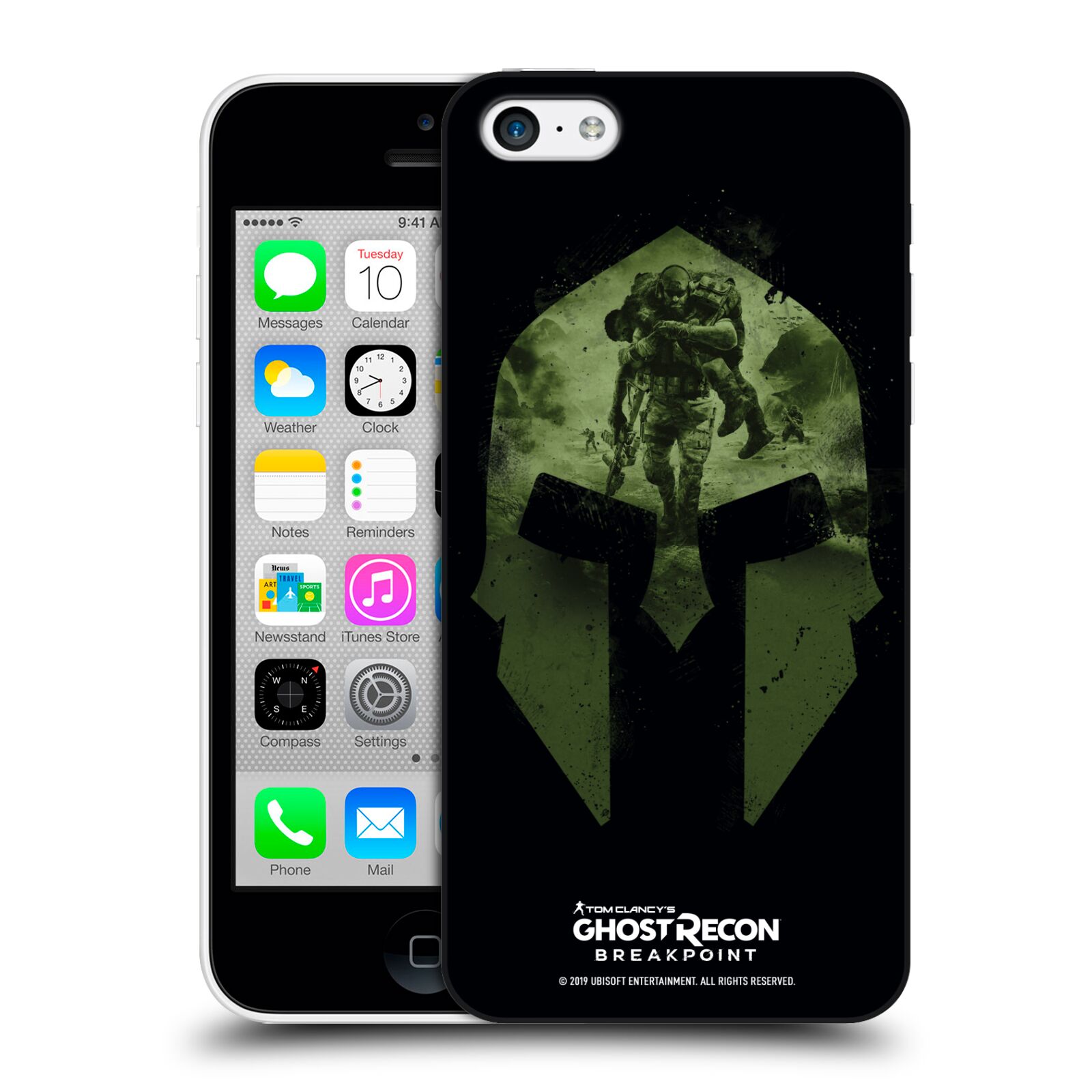 Obal na mobil Apple Iphone 5C - HEAD CASE - Ghost Recon Breakpoint - Nomad Logo
