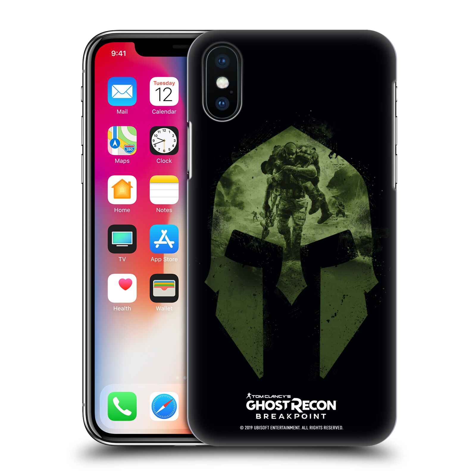 Obal na mobil Apple Iphone X / XS - HEAD CASE - Ghost Recon Breakpoint - Nomad Logo
