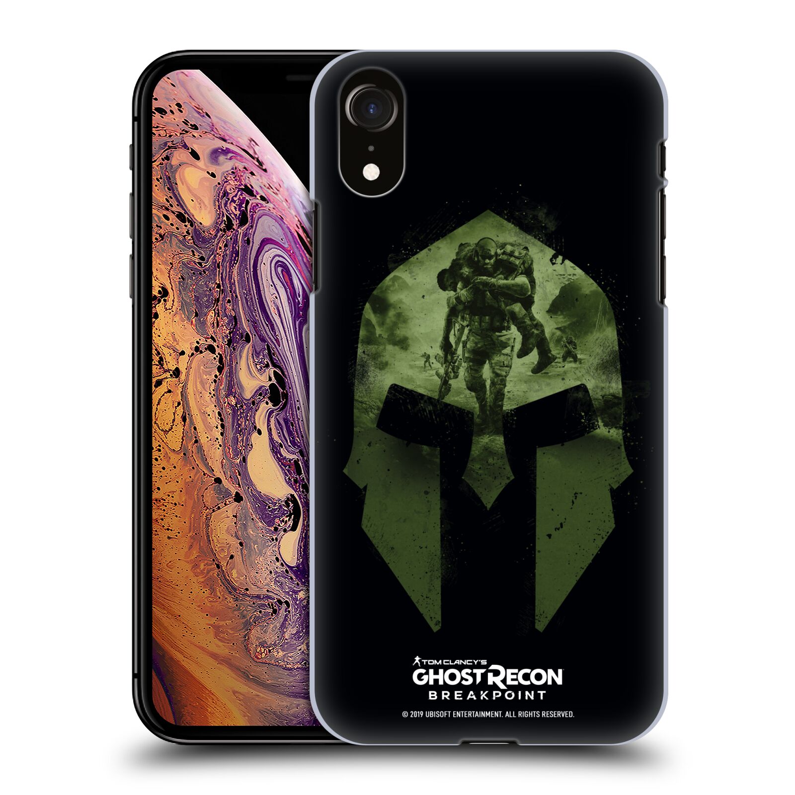 Obal na mobil Apple Iphone XR - HEAD CASE - Ghost Recon Breakpoint - Nomad Logo