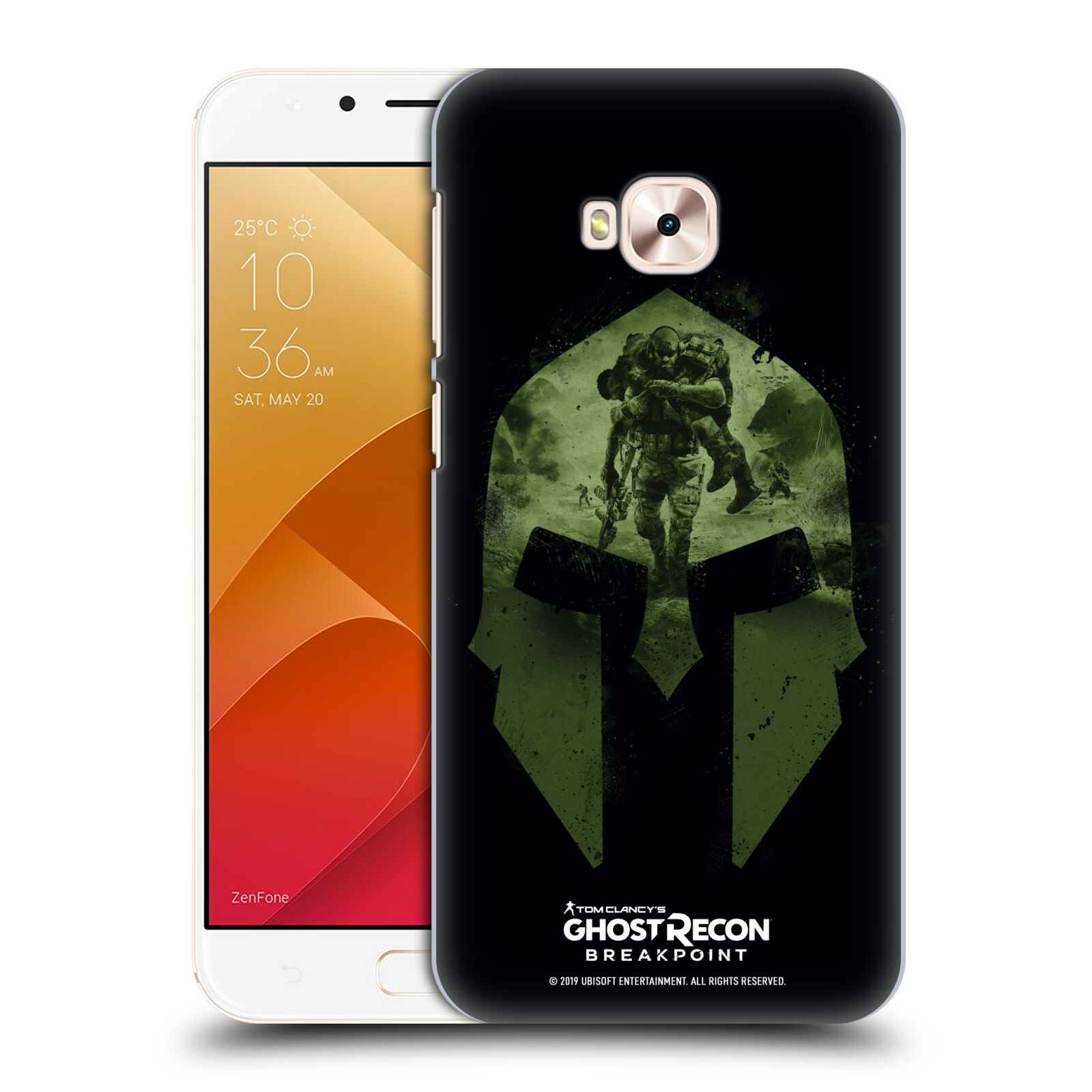 Obal na mobil Asus Zenfone 4 Selfie Pro ZD552KL - HEAD CASE - Ghost Recon Breakpoint - Nomad Logo