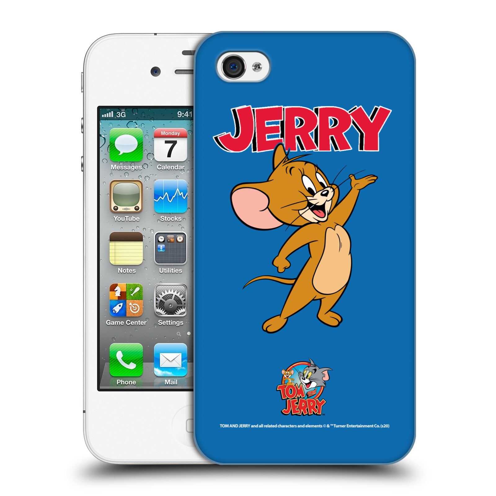 Zadní obal pro mobil Apple Iphone 4/4S - HEAD CASE - Tom a Jerry - myška Jerry