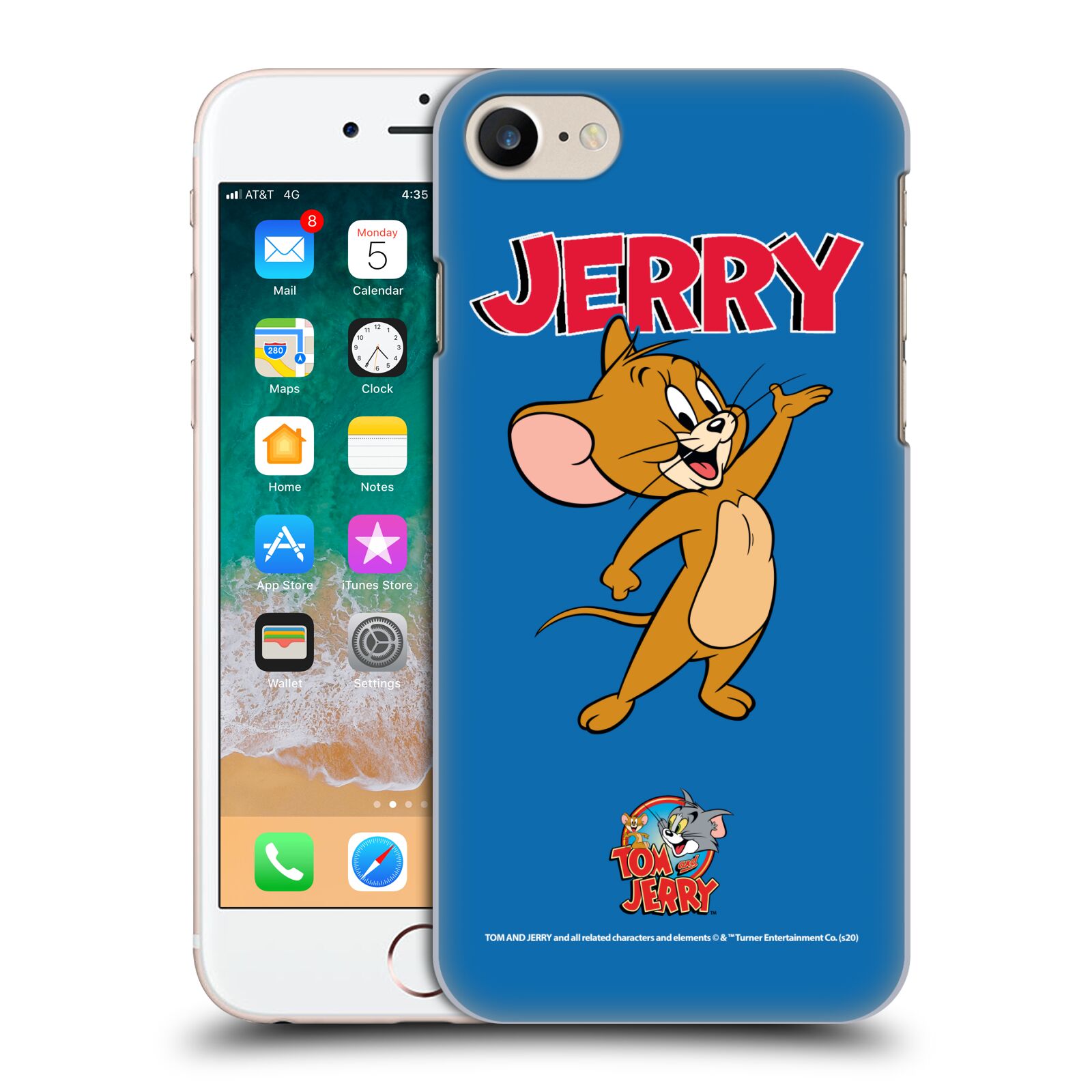 Zadní obal pro mobil Apple Iphone 7/8/SE2020 - HEAD CASE - Tom a Jerry - myška Jerry