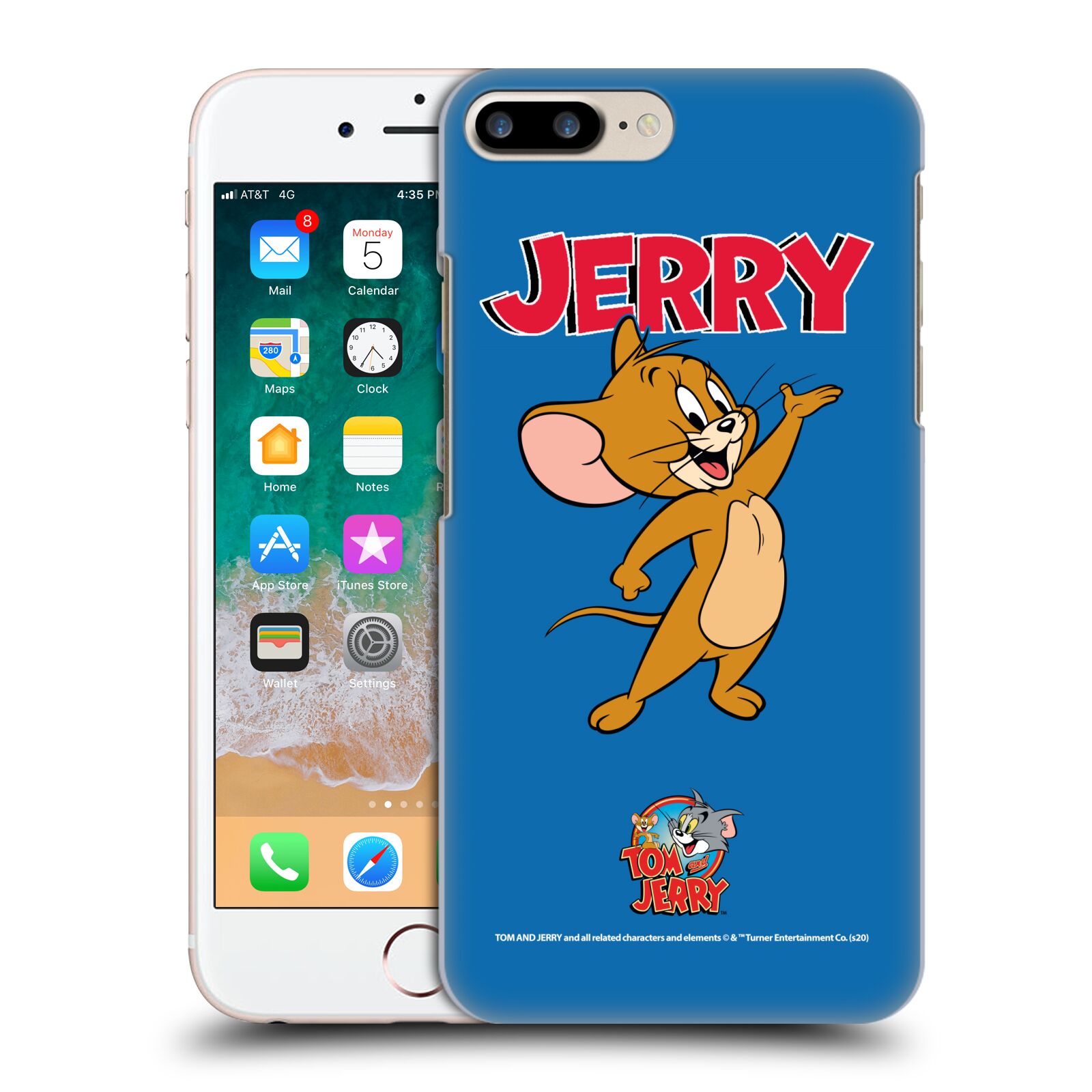 Zadní obal pro mobil Apple Iphone 7+ /  8+ - HEAD CASE - Tom a Jerry - myška Jerry