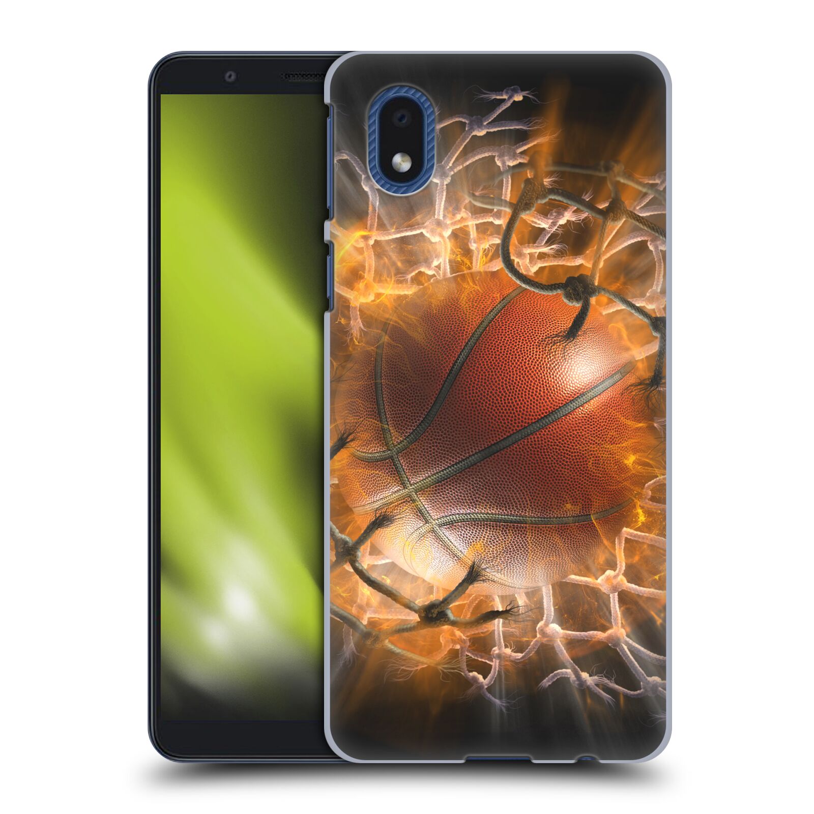 Pouzdro na mobil Samsung Galaxy A01 CORE - HEAD CASE - Fantasy kresby Tom Wood - Basketball
