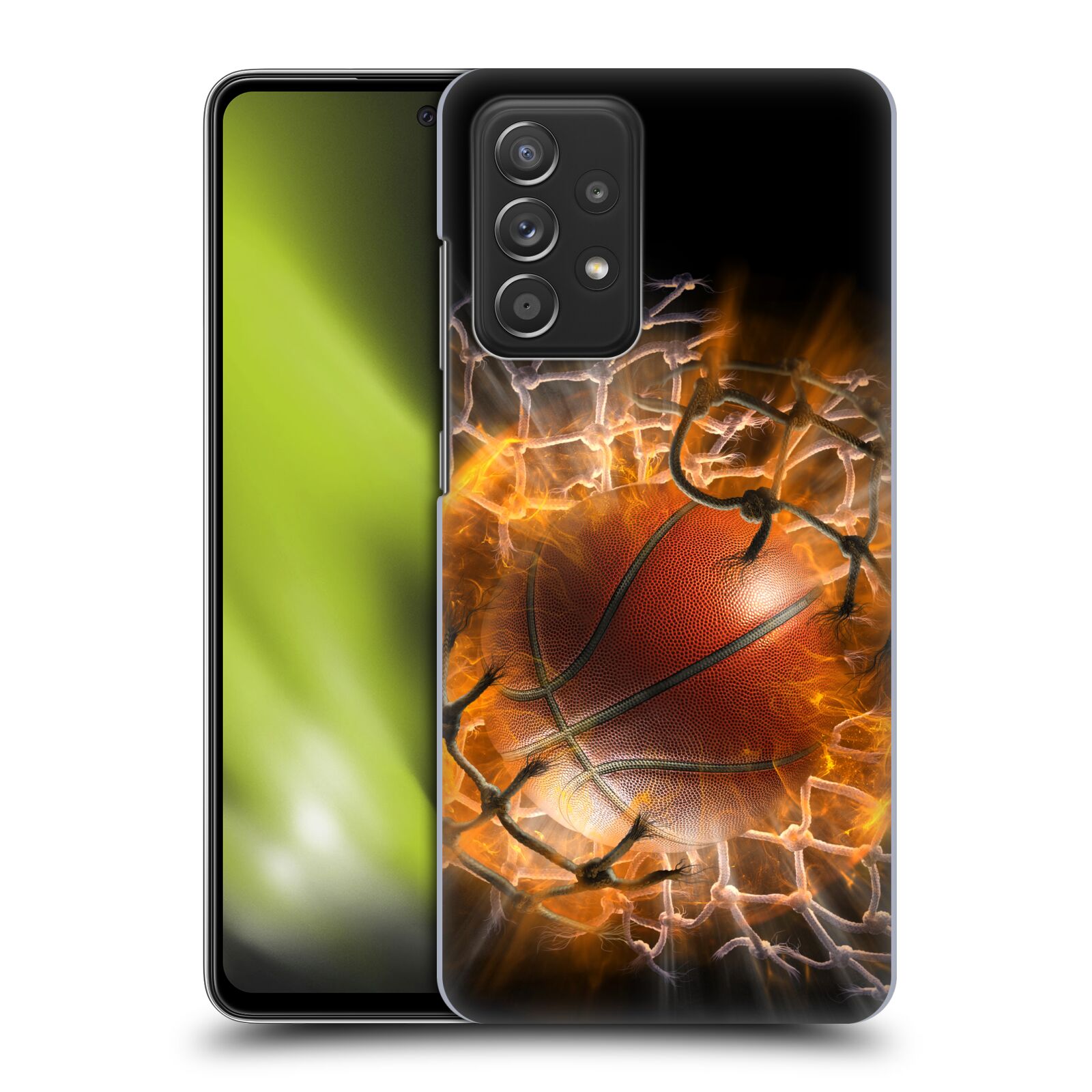 Pouzdro na mobil Samsung Galaxy A52 / A52 5G / A52s 5G - HEAD CASE - Fantasy kresby Tom Wood - Basketball