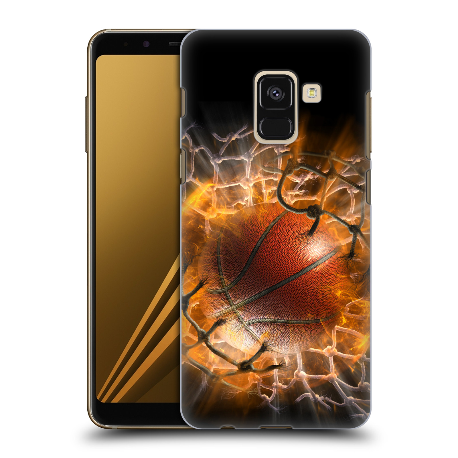 Pouzdro na mobil Samsung Galaxy A8+ 2018, A8 PLUS 2018 - HEAD CASE - Fantasy kresby Tom Wood - Basketball