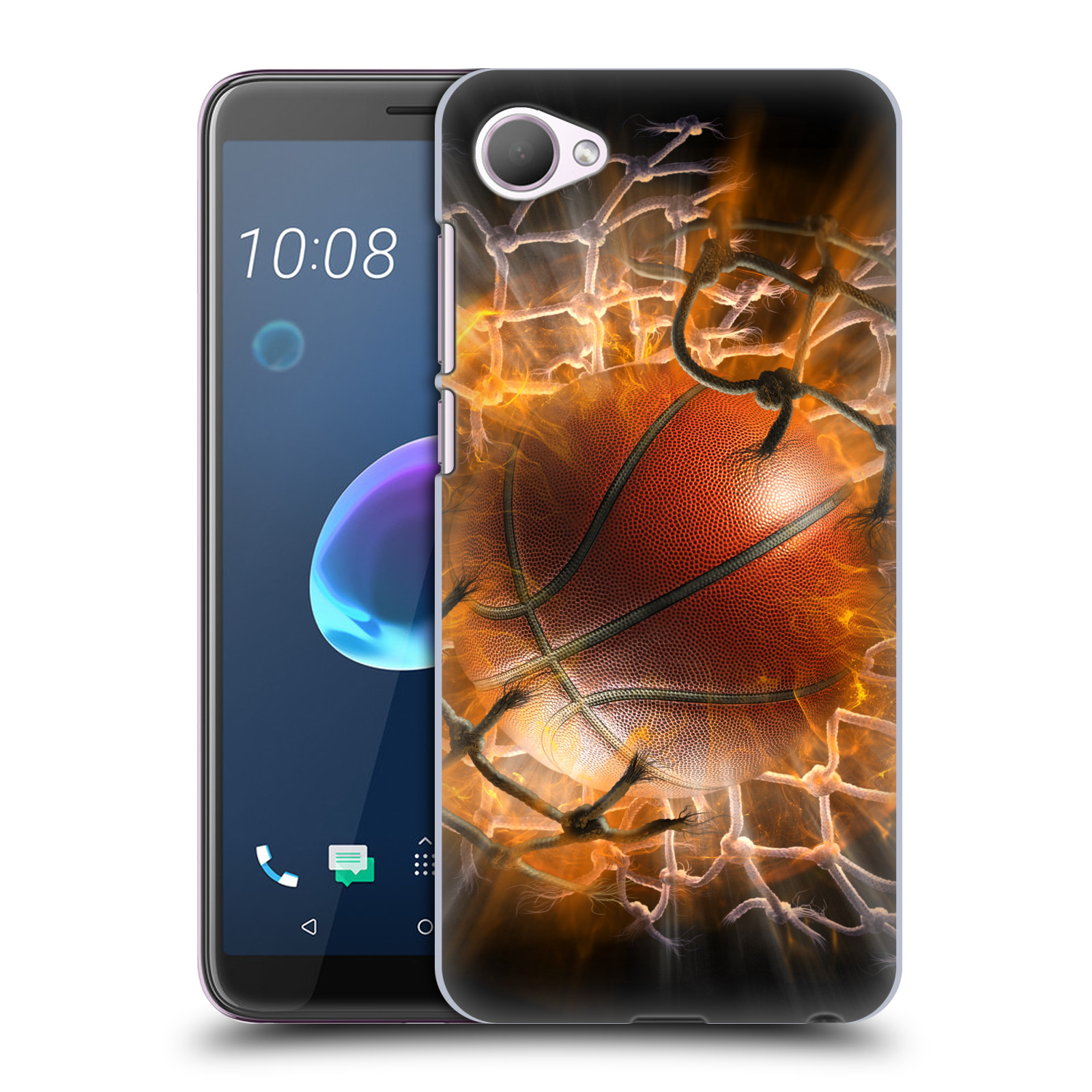 Pouzdro na mobil HTC Desire 12 / Desire 12 DUAL SIM - HEAD CASE - Fantasy kresby Tom Wood - Basketball