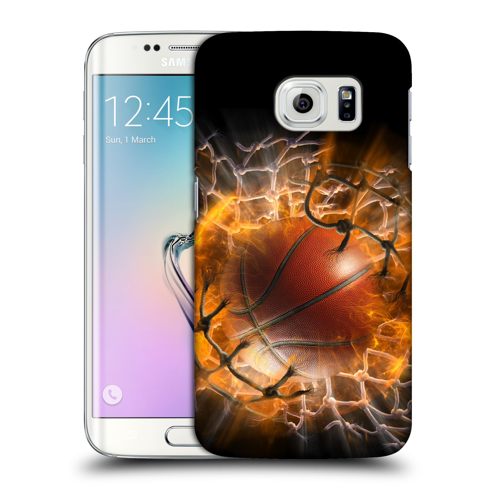 Pouzdro na mobil Samsung Galaxy S6 EDGE - HEAD CASE - Fantasy kresby Tom Wood - Basketball
