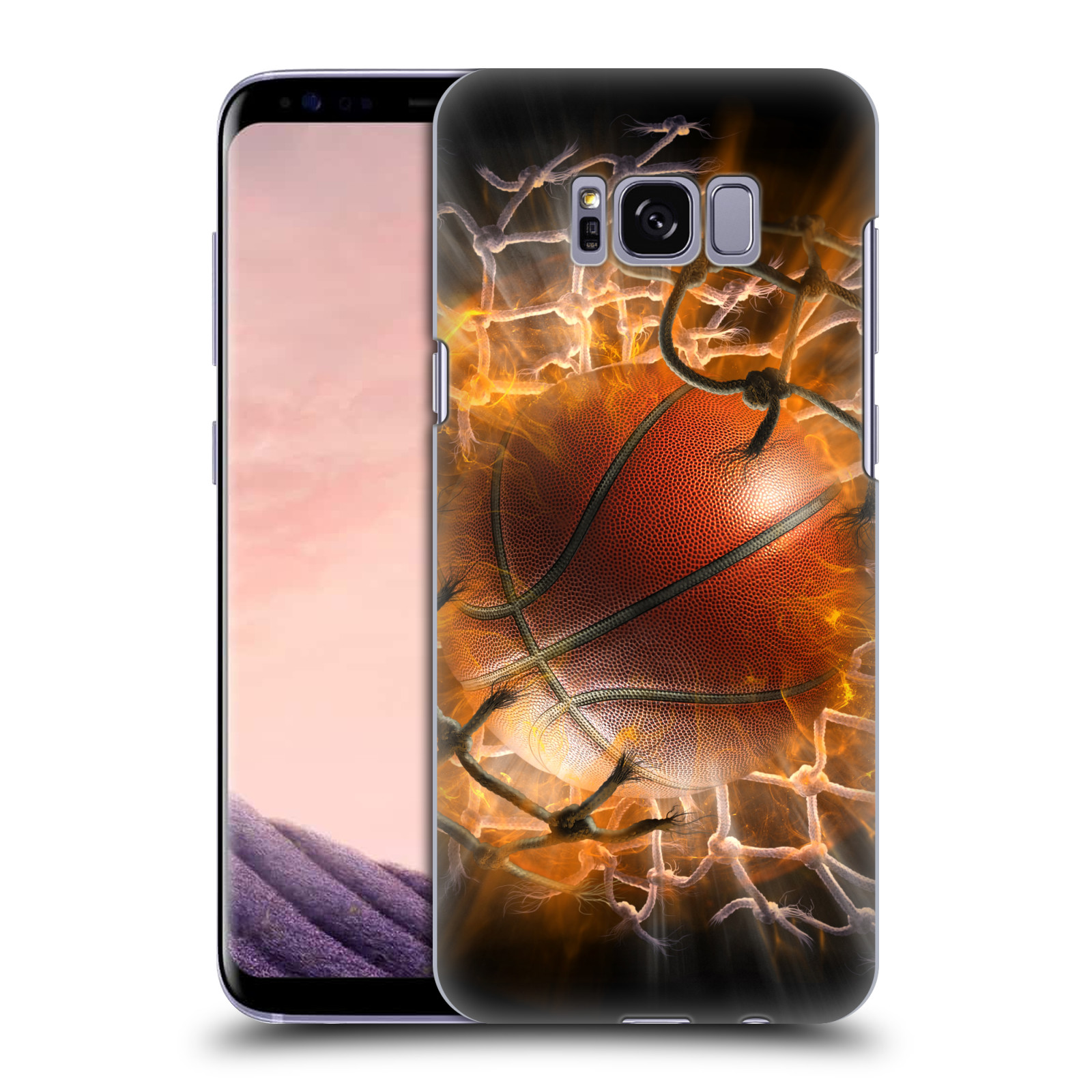 Pouzdro na mobil Samsung Galaxy S8 - HEAD CASE - Fantasy kresby Tom Wood - Basketball
