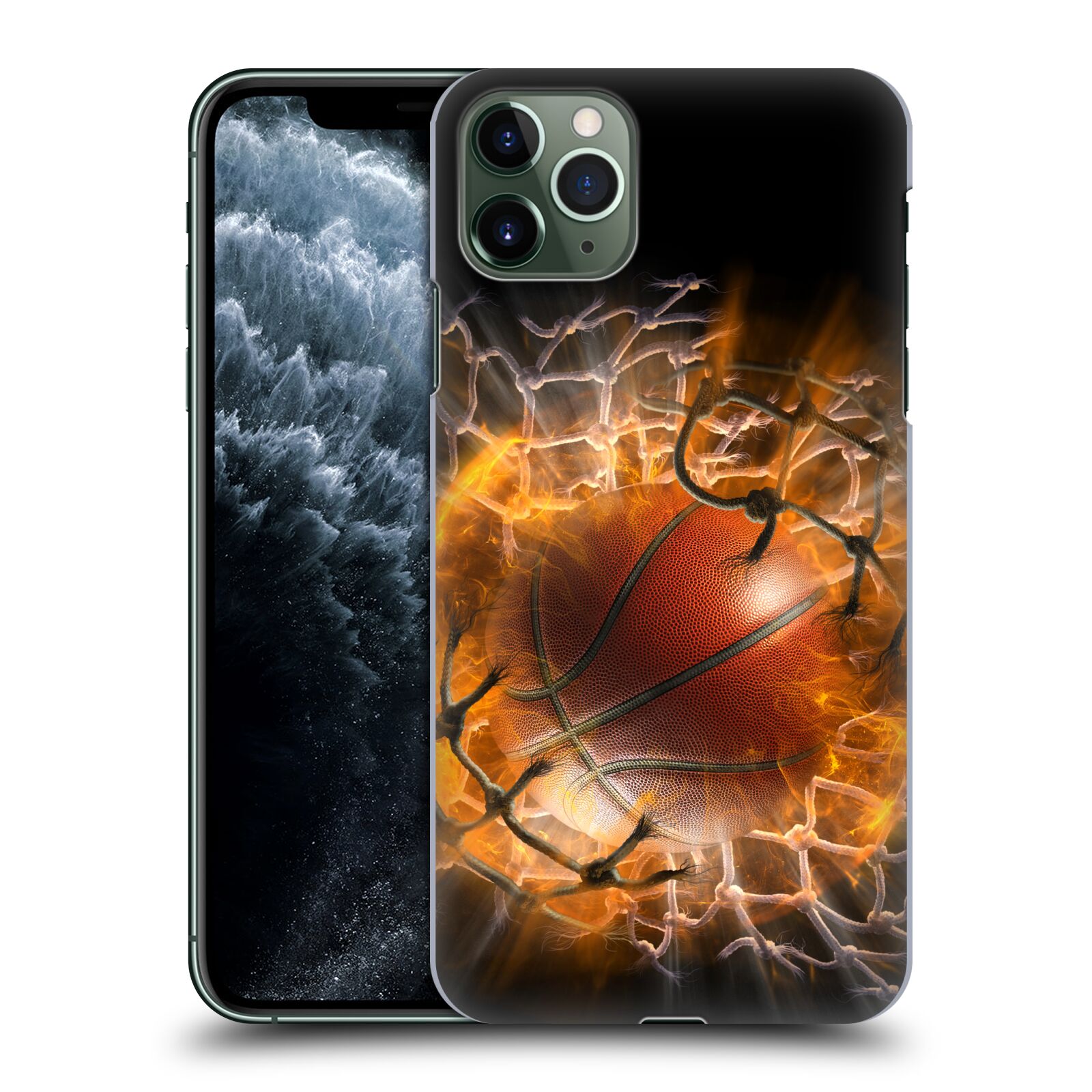 Pouzdro na mobil Apple Iphone 11 PRO MAX - HEAD CASE - Fantasy kresby Tom Wood - Basketball