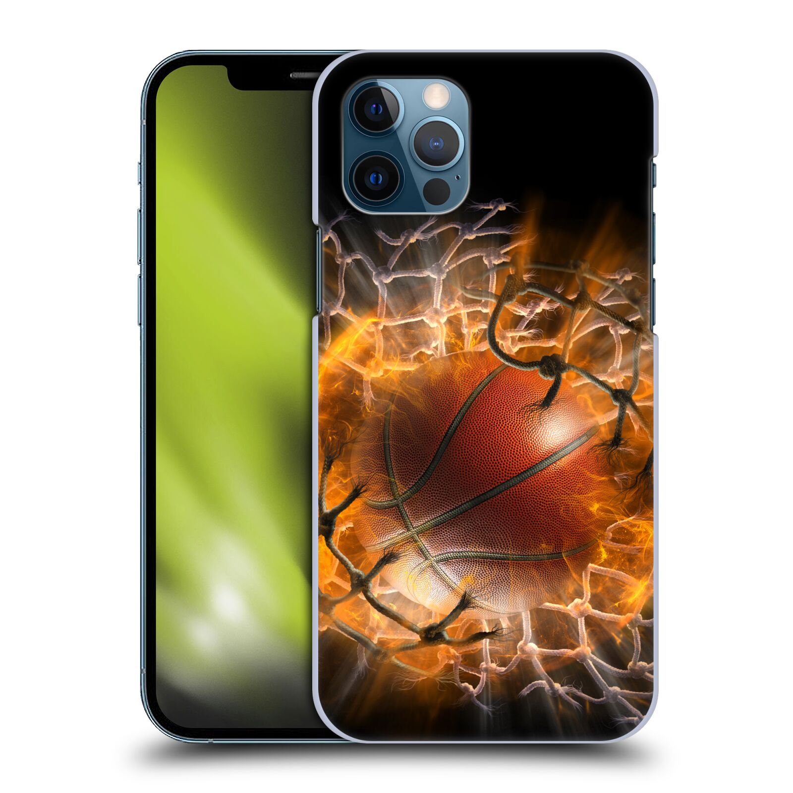 Pouzdro na mobil Apple Iphone 12 / 12 PRO - HEAD CASE - Fantasy kresby Tom Wood - Basketball