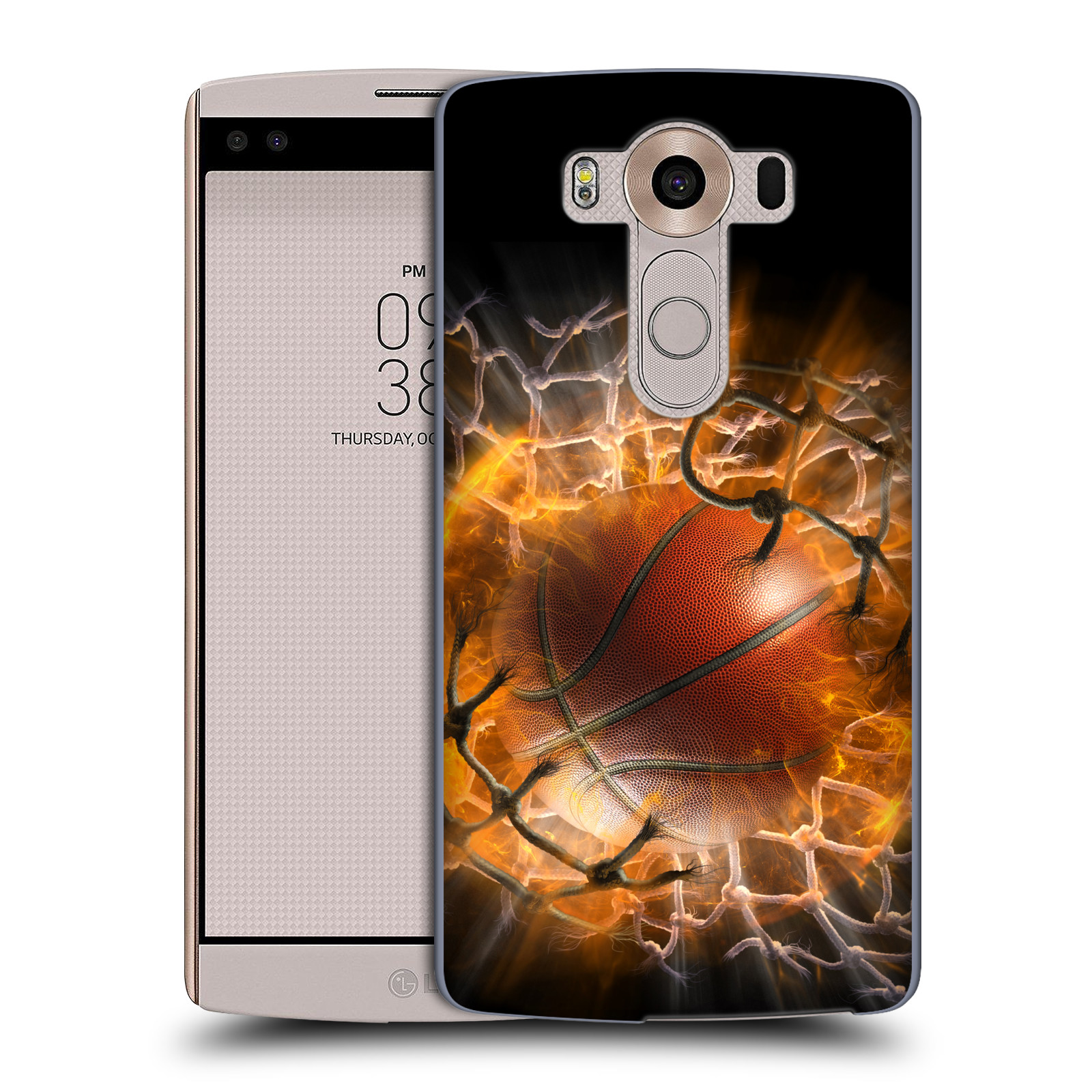 Pouzdro na mobil LG V10 - HEAD CASE - Fantasy kresby Tom Wood - Basketball