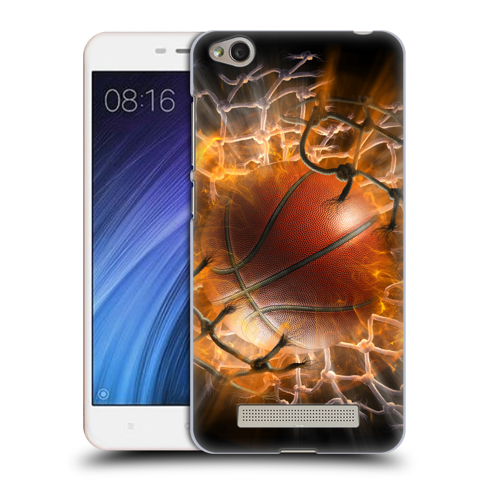Pouzdro na mobil Xiaomi Redmi 4a - HEAD CASE - Fantasy kresby Tom Wood - Basketball