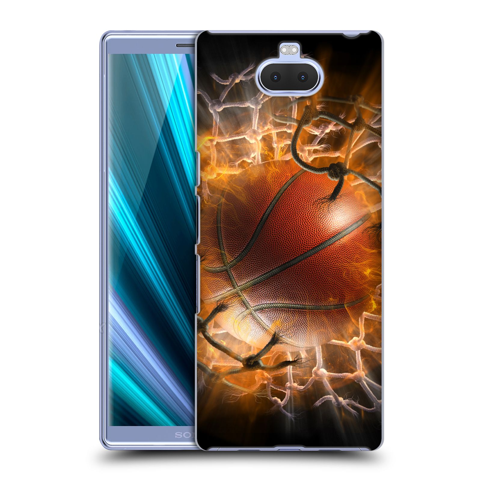 Pouzdro na mobil Sony Xperia 10 Plus - HEAD CASE - Fantasy kresby Tom Wood - Basketball