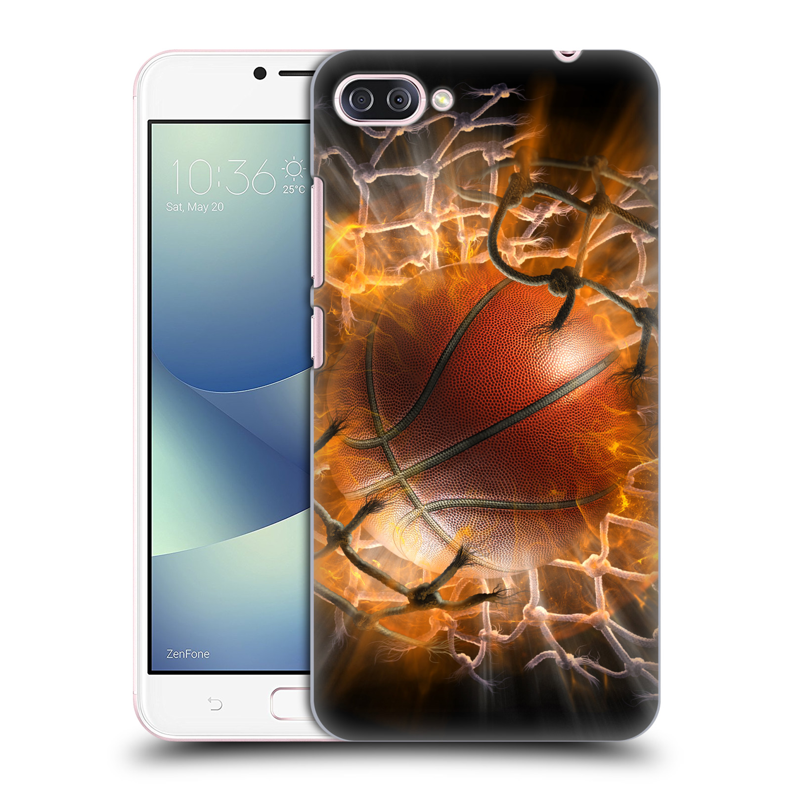 Pouzdro na mobil ASUS Zenfone 4 Max / 4 Max Pro (ZC554KL) - HEAD CASE - Fantasy kresby Tom Wood - Basketball