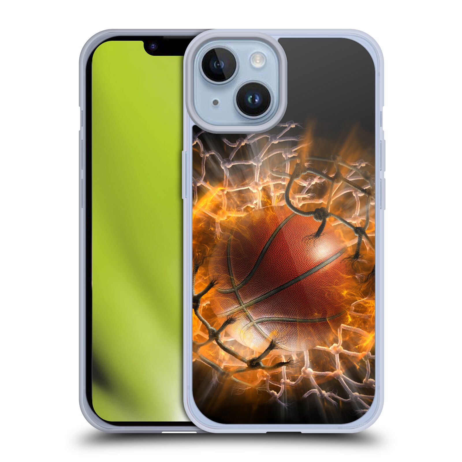Pouzdro na mobil Apple Iphone 14 - HEAD CASE - Fantasy kresby Tom Wood - Basketball
