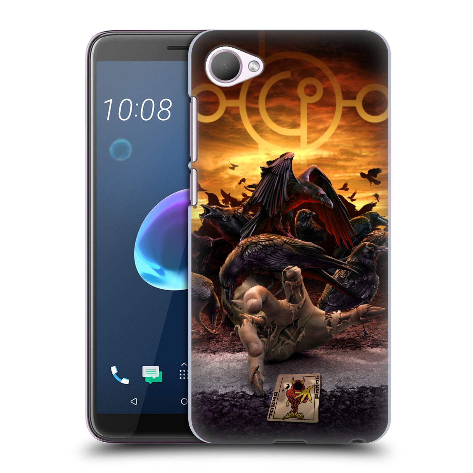 Pouzdro na mobil HTC Desire 12 / Desire 12 DUAL SIM - HEAD CASE - Fantasy kresby Tom Wood - Vrahové koruny