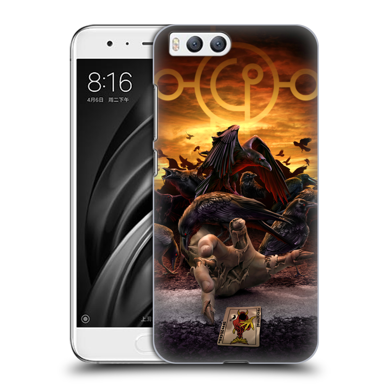 Pouzdro na mobil Xiaomi MI6 - HEAD CASE - Fantasy kresby Tom Wood - Vrahové koruny