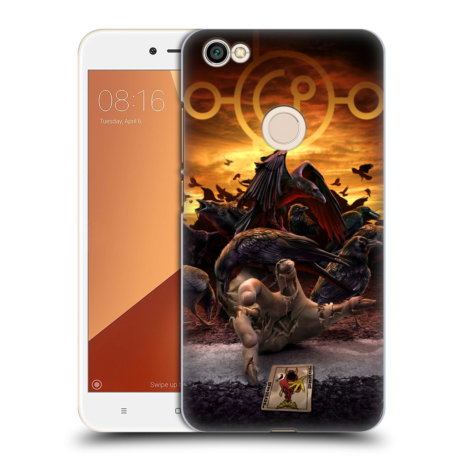 Pouzdro na mobil Xiaomi Redmi Note 5A - HEAD CASE - Fantasy kresby Tom Wood - Vrahové koruny