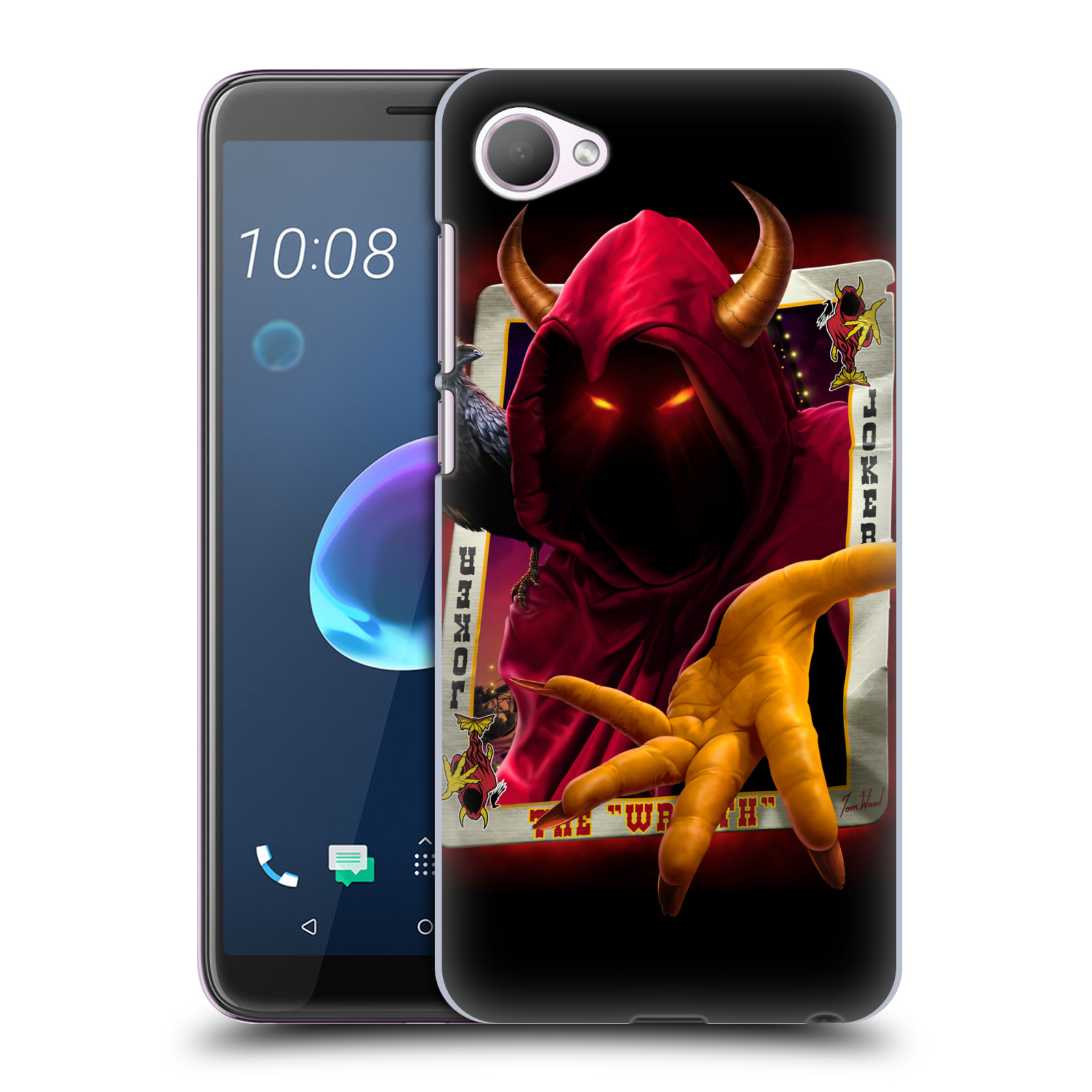 Pouzdro na mobil HTC Desire 12 / Desire 12 DUAL SIM - HEAD CASE - Fantasy kresby Tom Wood - Joker