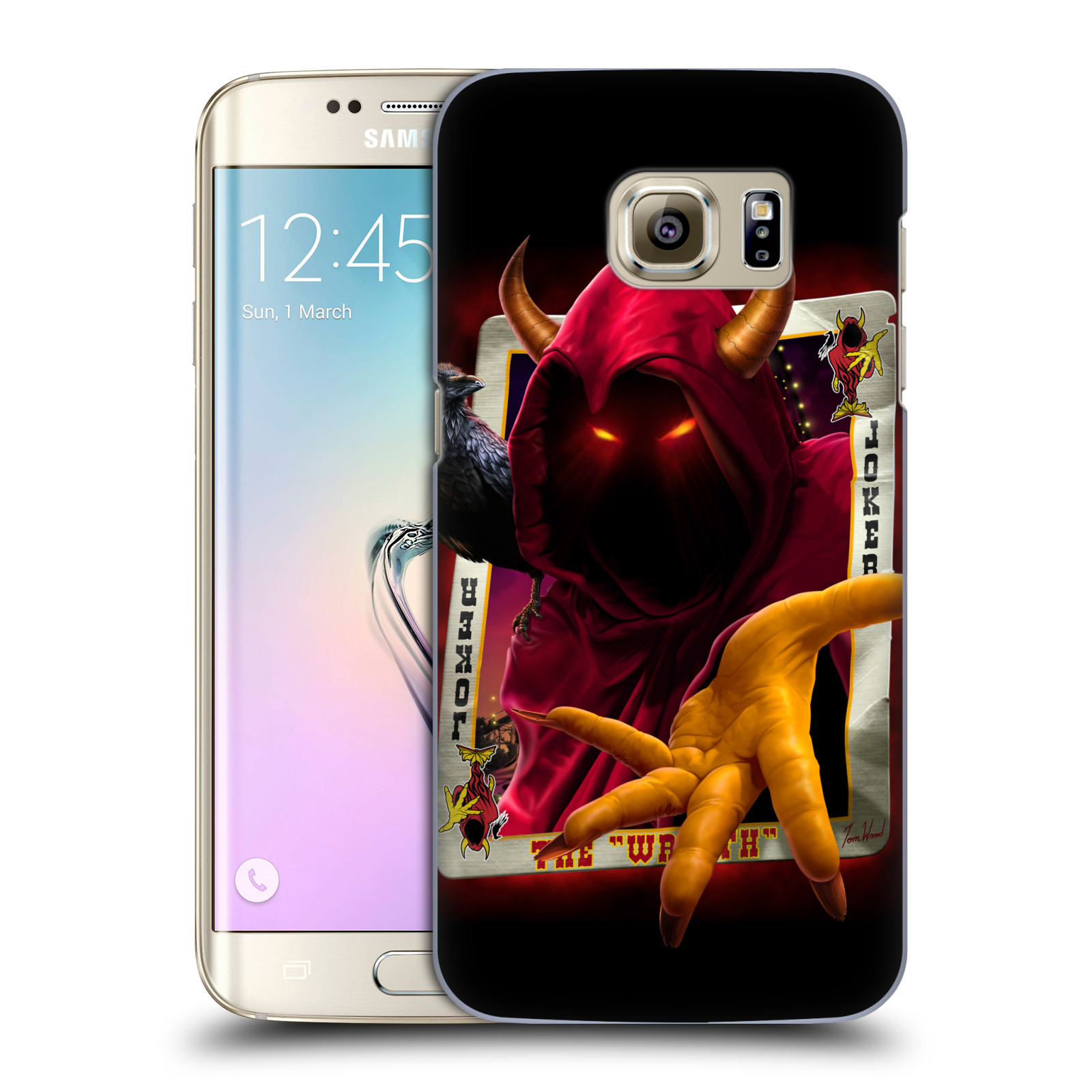 Pouzdro na mobil Samsung Galaxy S7 EDGE - HEAD CASE - Fantasy kresby Tom Wood - Joker