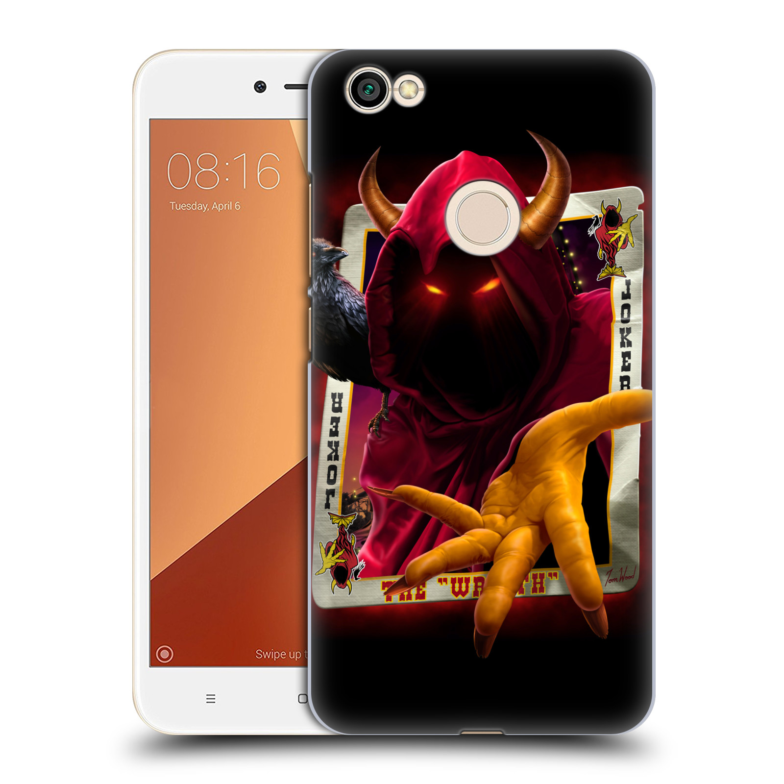 Pouzdro na mobil Xiaomi Redmi Note 5A - HEAD CASE - Fantasy kresby Tom Wood - Joker