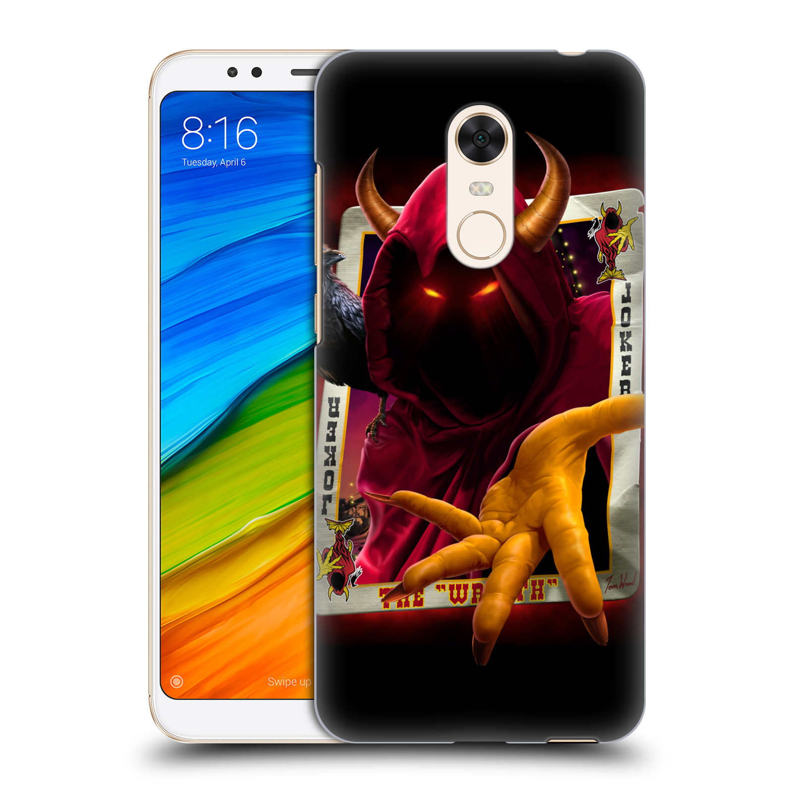 Pouzdro na mobil Xiaomi Redmi 5 PLUS (REDMI 5+) - HEAD CASE - Fantasy kresby Tom Wood - Joker