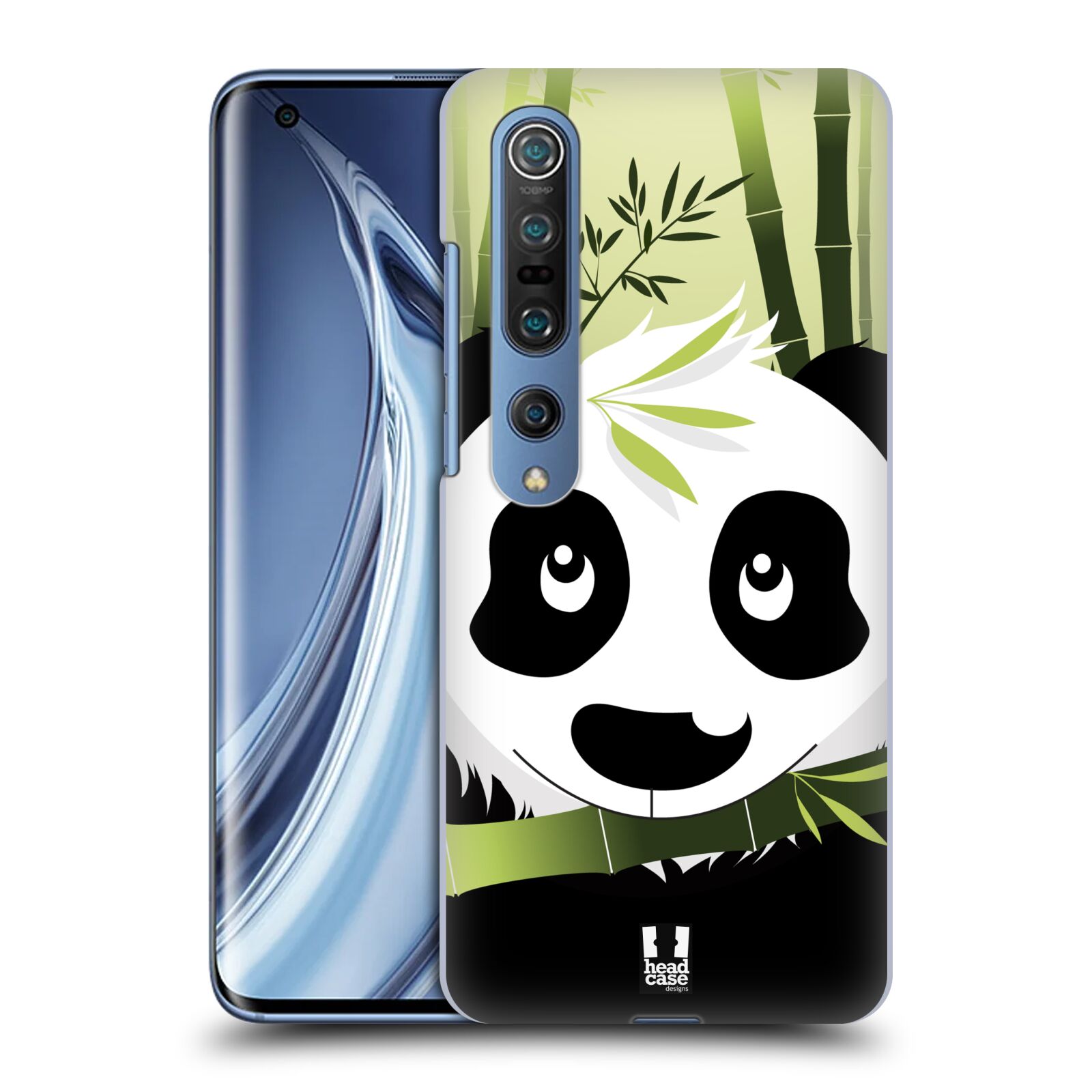 HEAD CASE plastový obal na mobil Xiaomi Mi 10 vzor kreslená panda zelená
