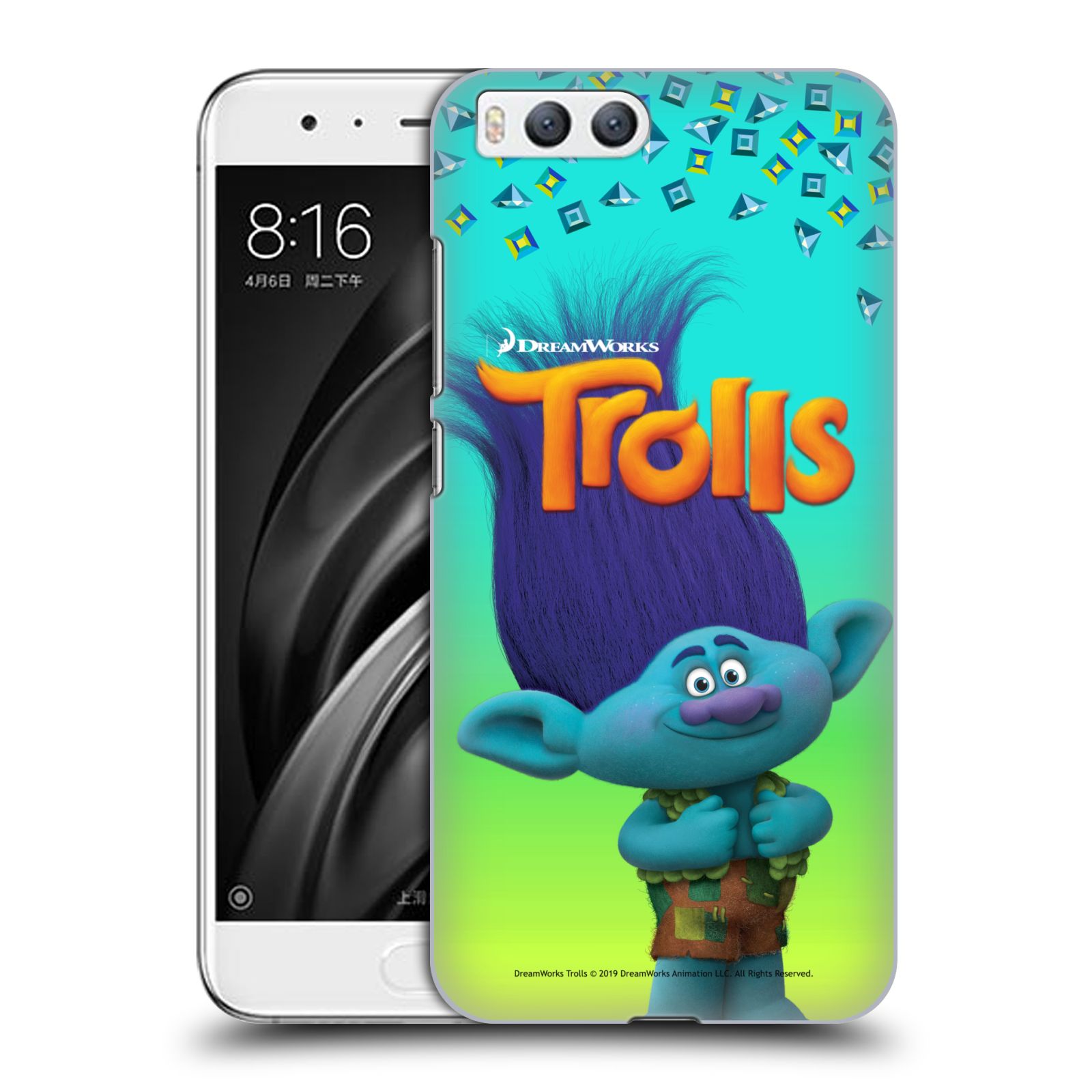 Pouzdro na mobil Xiaomi MI6 - HEAD CASE - Pohádka - Trollové skřítek Branch