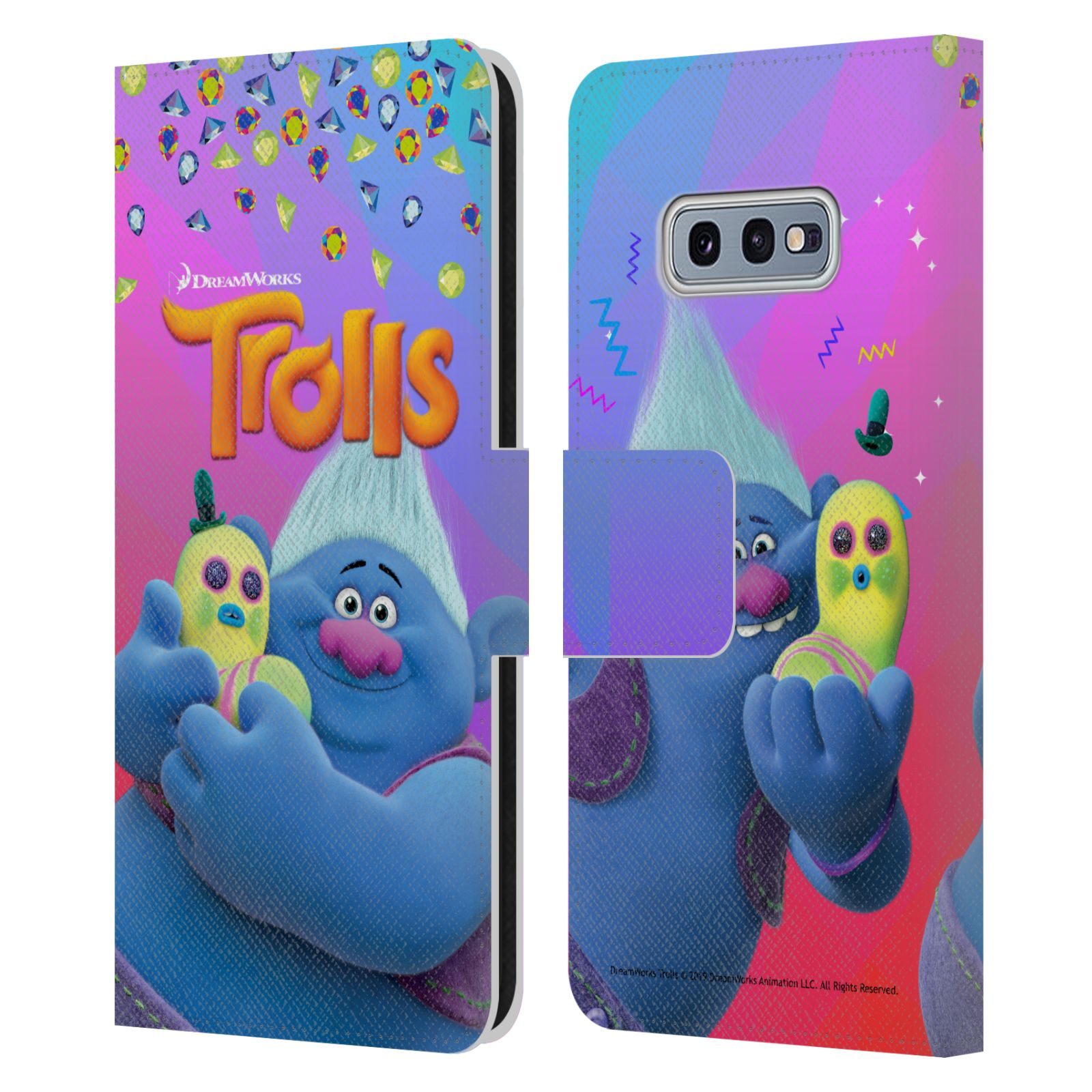 Pouzdro na mobil Samsung Galaxy S10e - Head Case - Trollové - Biggie a Mr Dinkles