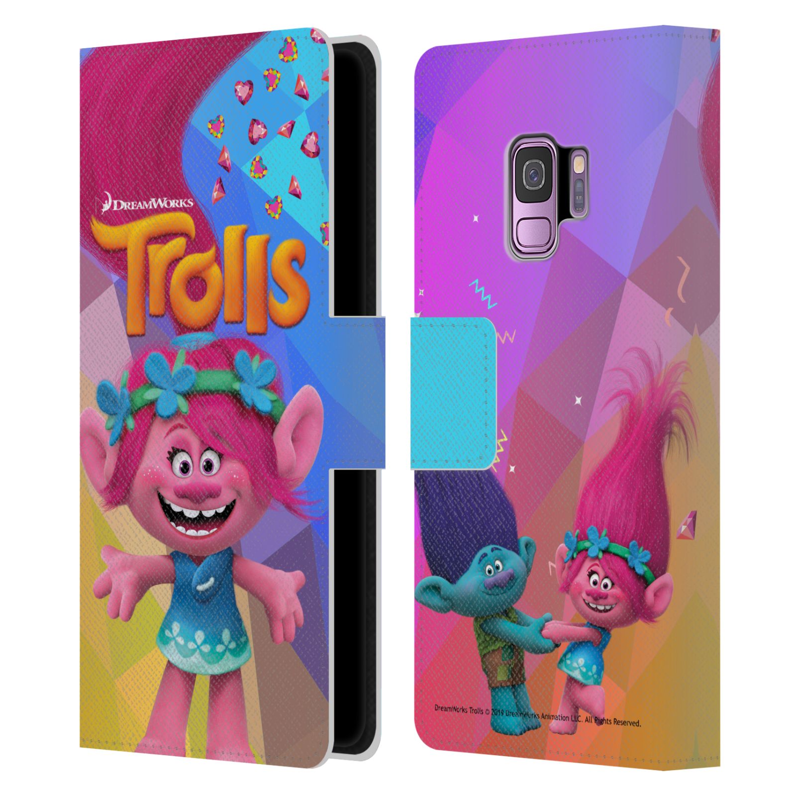 Pouzdro na mobil Samsung Galaxy S9 - Head Case - Trollové - holčička Poppy